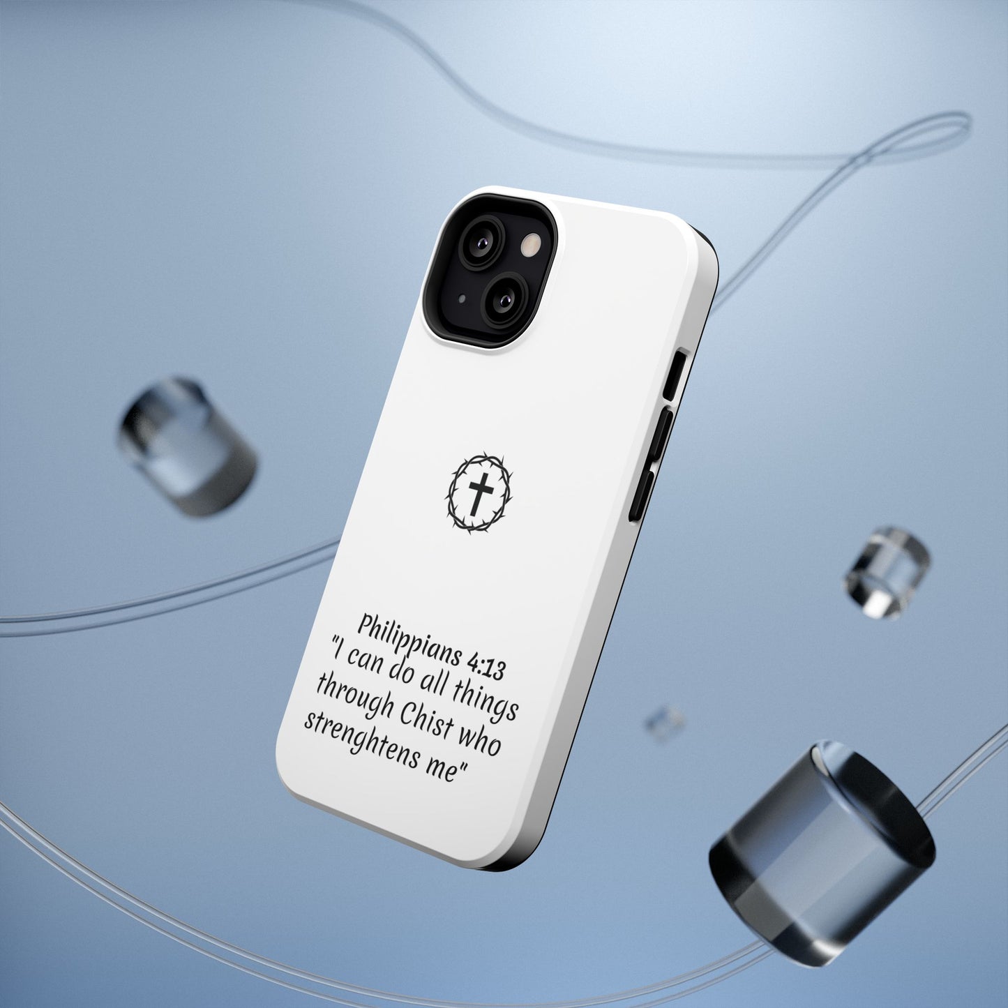 Philippians 4:13 Impact-Resistant Iphone Cases