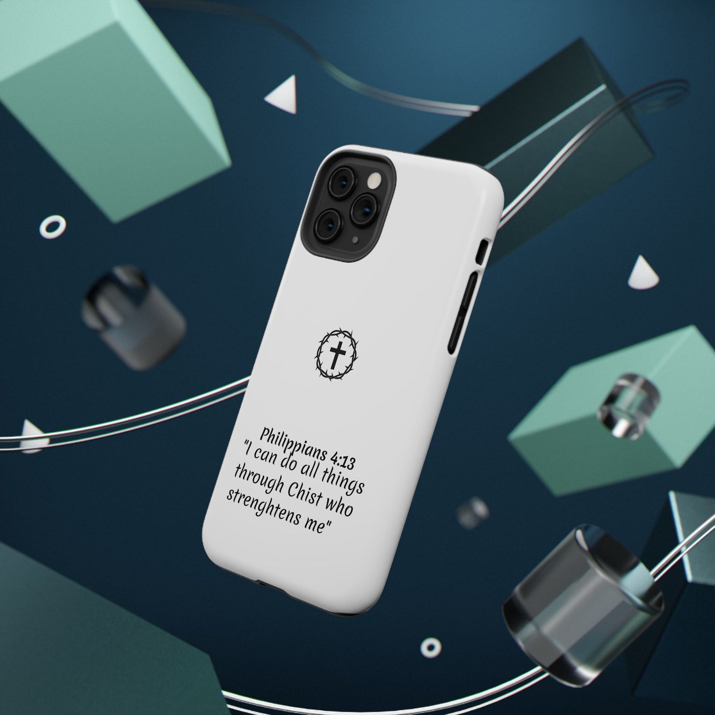 Philippians 4:13 Impact-Resistant Iphone Cases