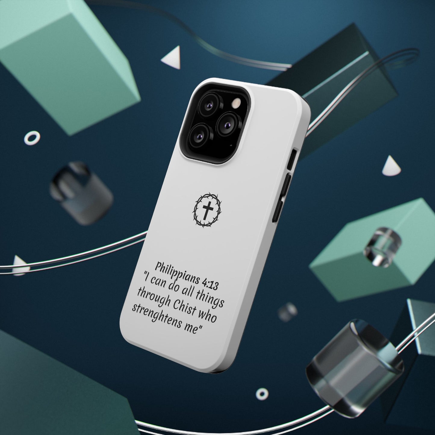 Philippians 4:13 Impact-Resistant Iphone Cases