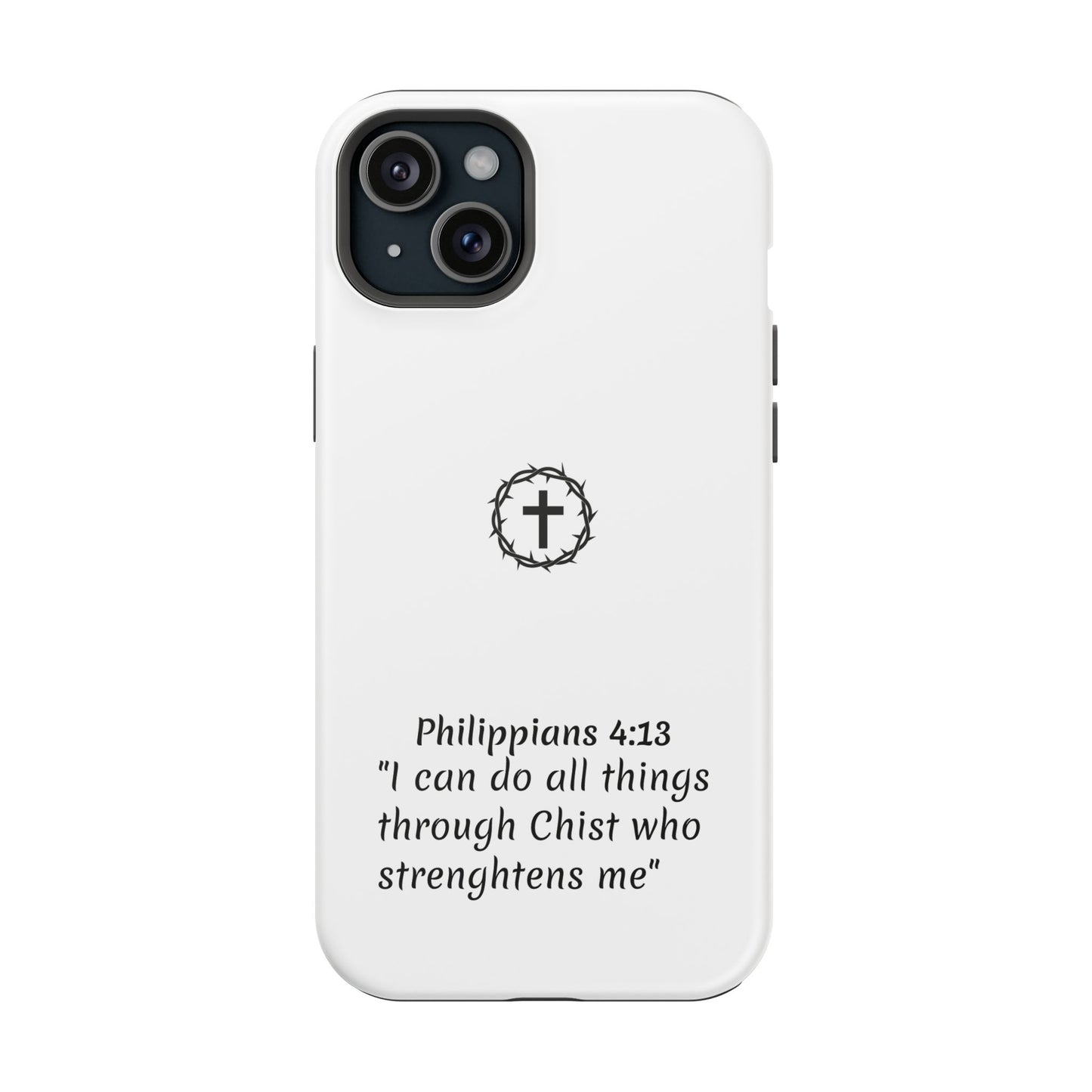 Philippians 4:13 Impact-Resistant Iphone Cases