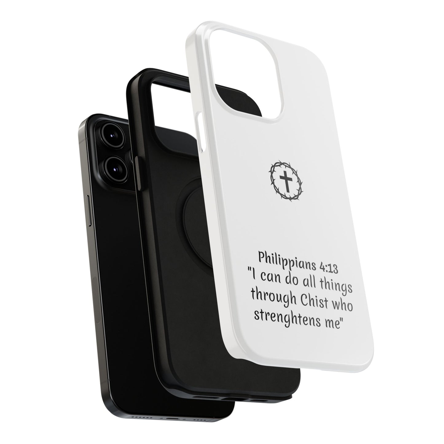Philippians 4:13 Impact-Resistant Iphone Cases