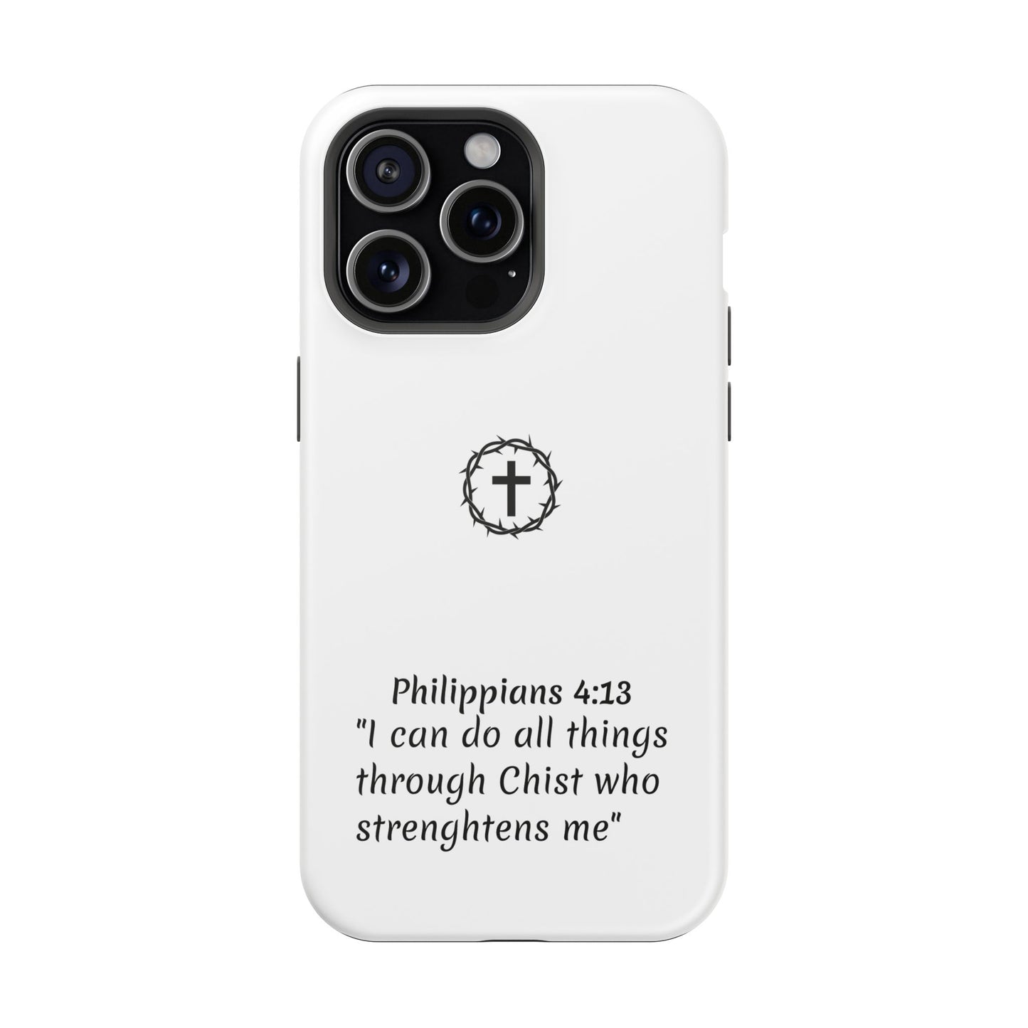 Philippians 4:13 Impact-Resistant Iphone Cases