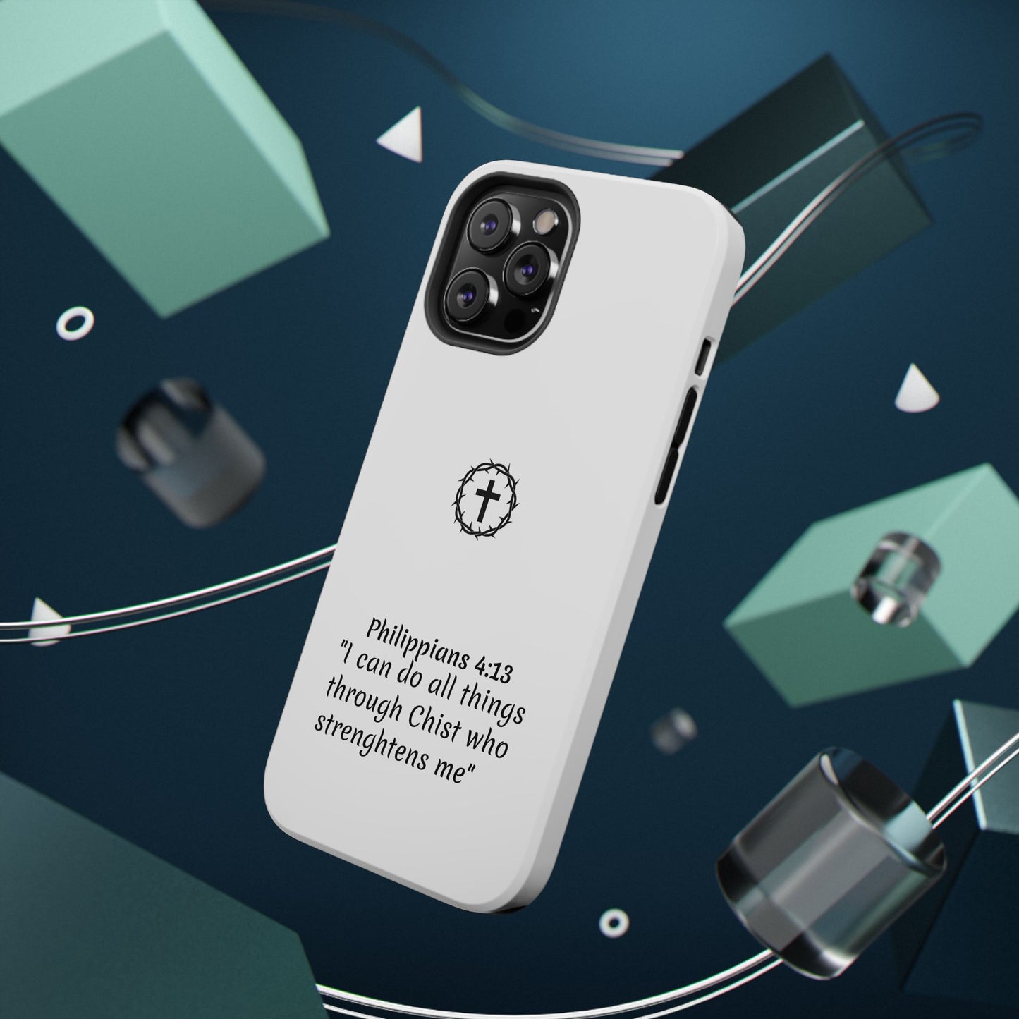 Philippians 4:13 Impact-Resistant Iphone Cases