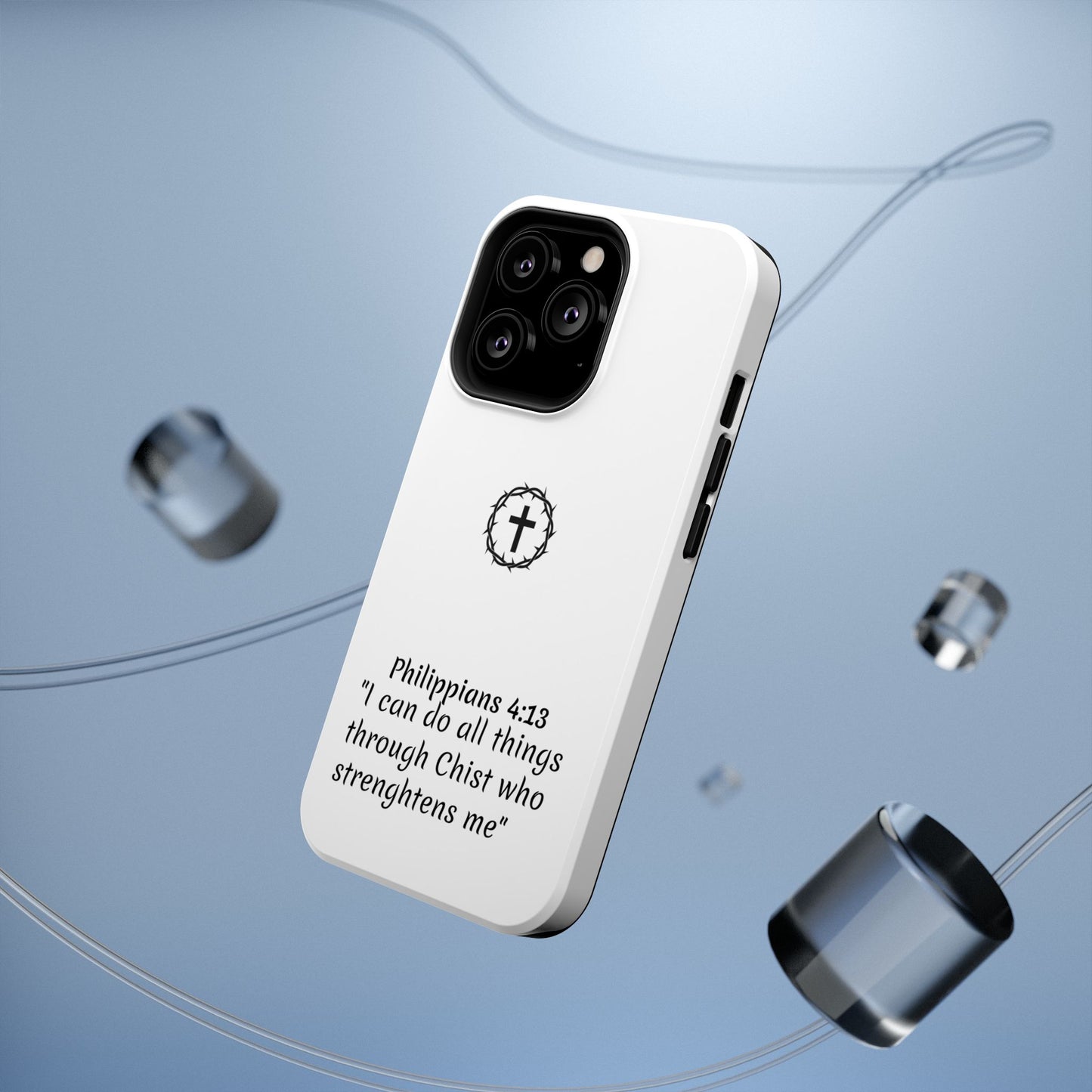 Philippians 4:13 Impact-Resistant Iphone Cases
