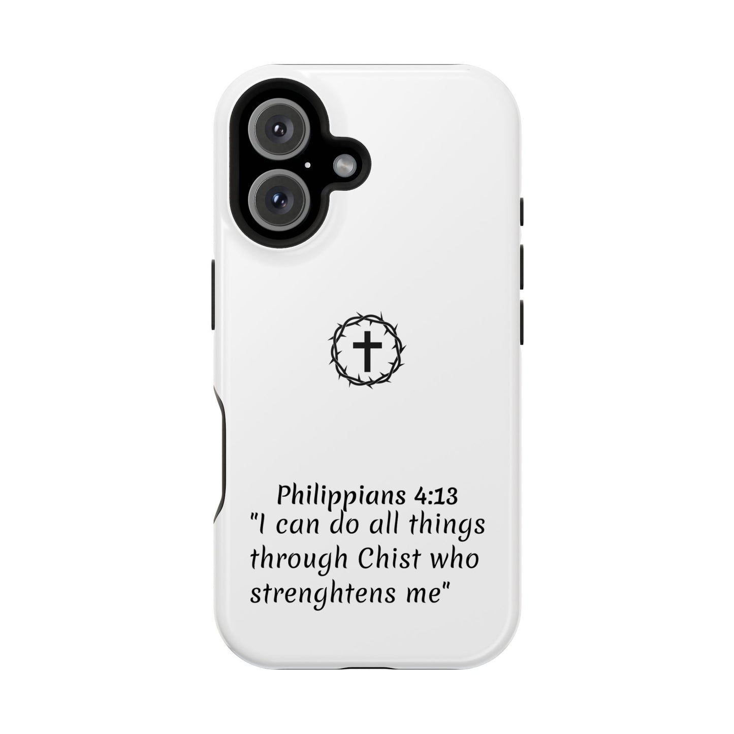 Philippians 4:13 Impact-Resistant Iphone Cases