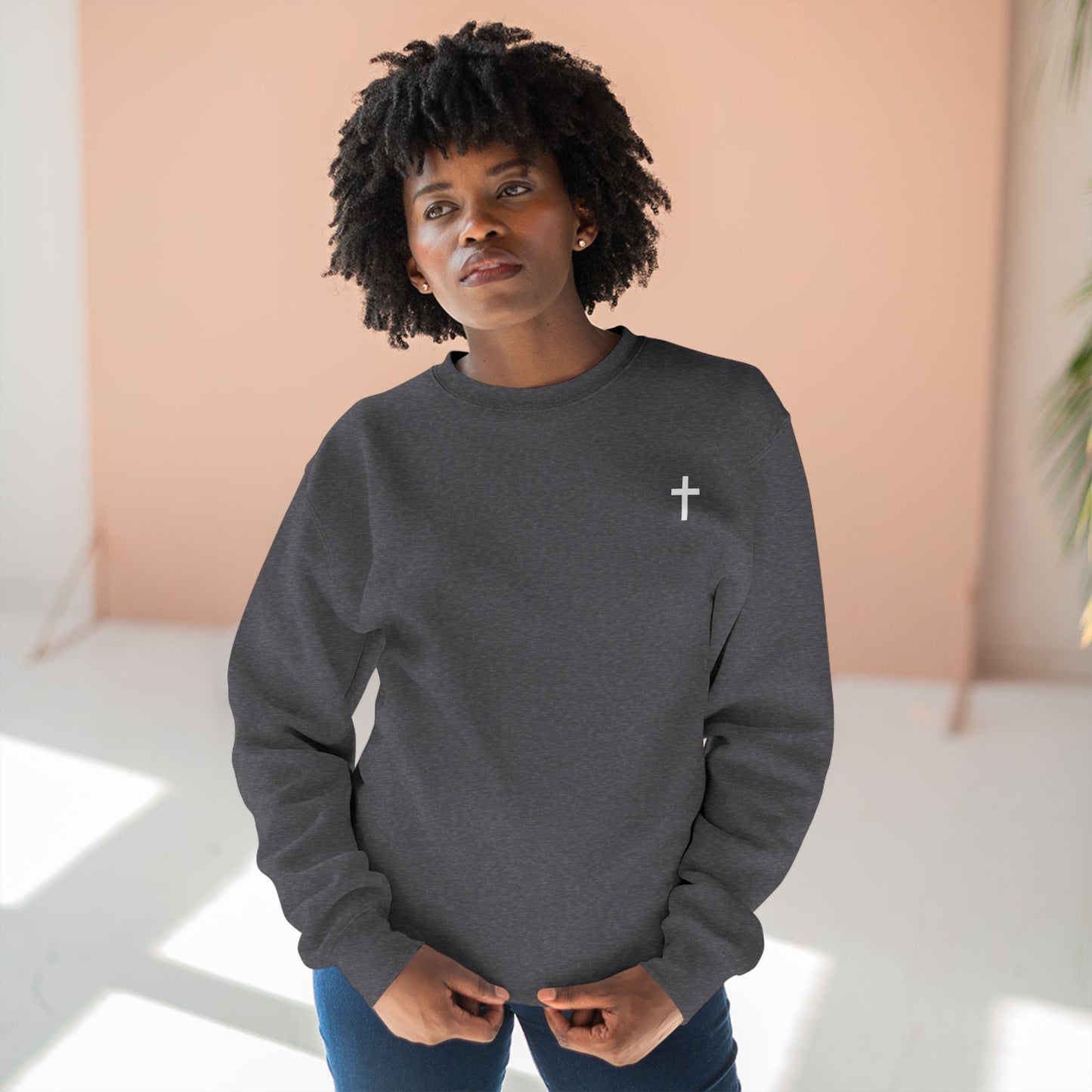 Jesus is King Christian Crewneck Sweatshirt, Faith-based Apparel, Inspirational Gift, Unisex Sweatshirt, Religious Clothing,