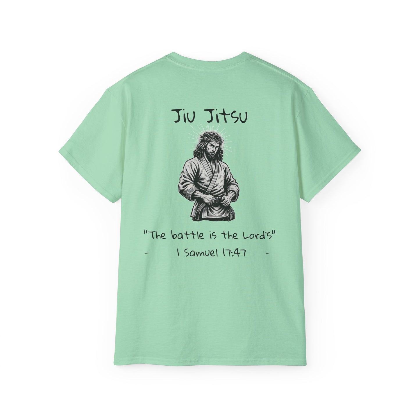 Jesus Jiu Jitsu - “The Battle Is the Lord’s”  Unisex Spiritual Graphic Tee