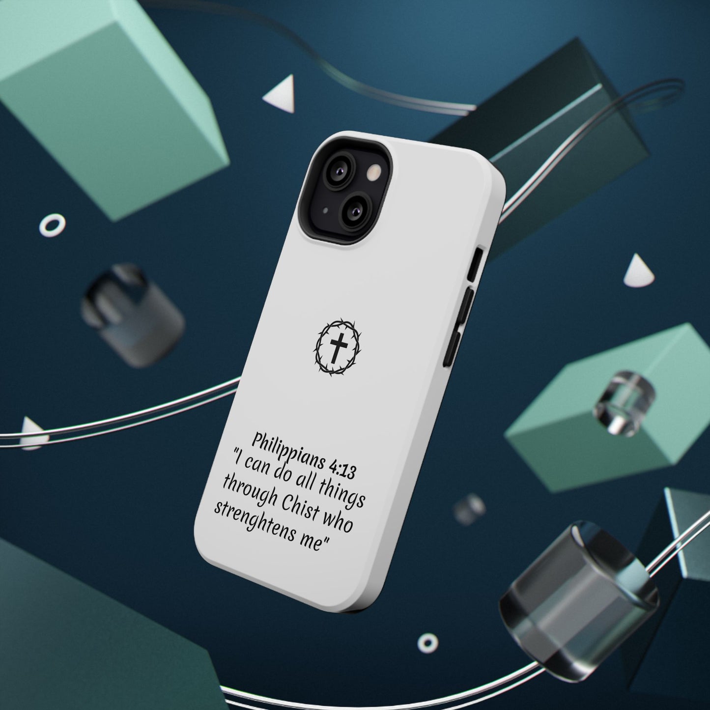 Philippians 4:13 Impact-Resistant Iphone Cases