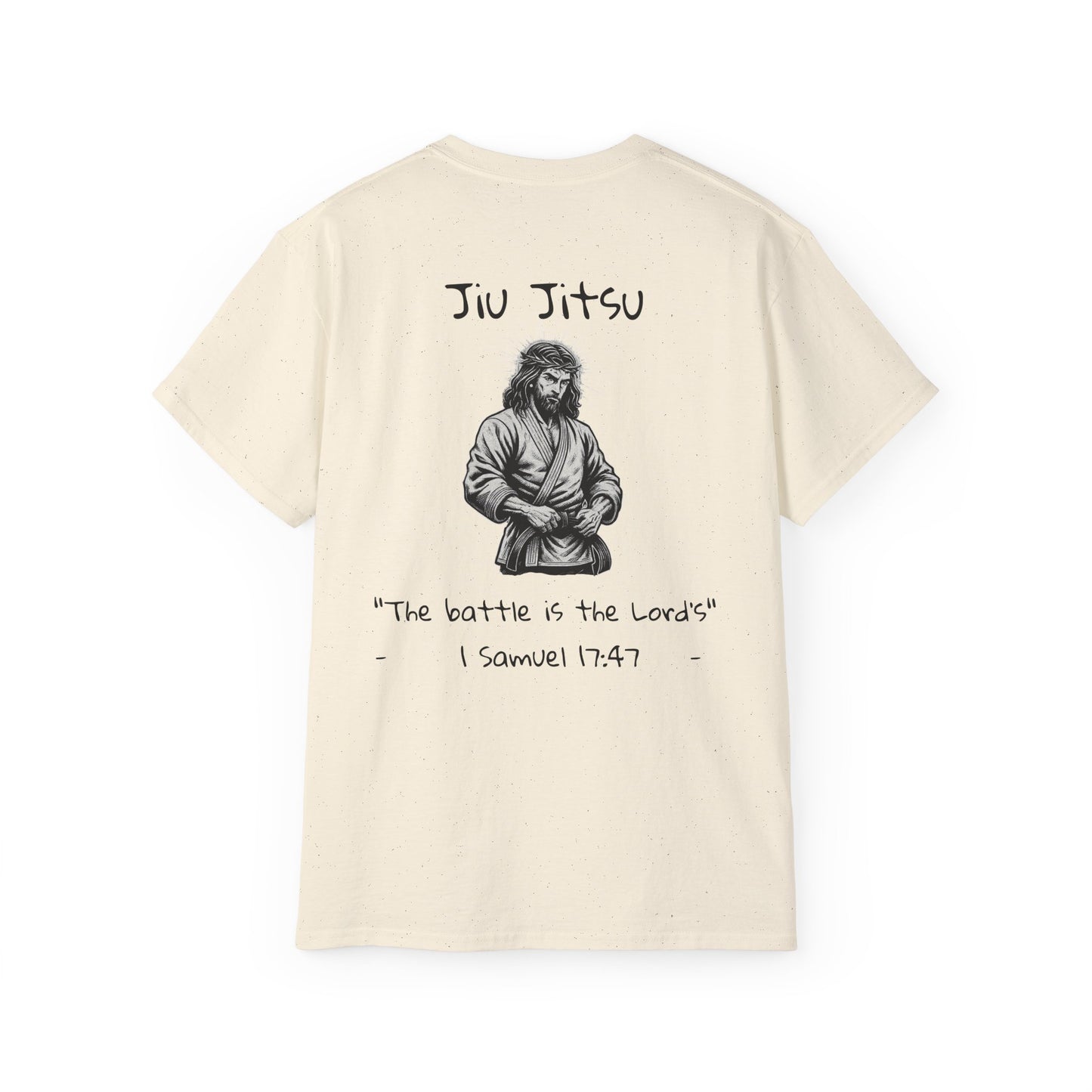 Jesus Jiu Jitsu - “The Battle Is the Lord’s”  Unisex Spiritual Graphic Tee