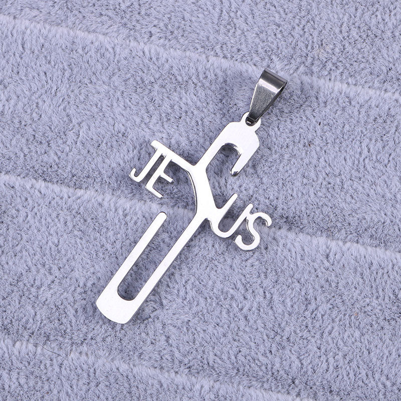 Personality JESUS Cross Necklace