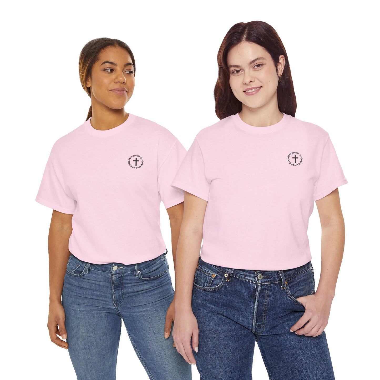 Display Your Faith Blank Unisex Heavy Cotton Tee, Christian Tee, Casual Wear, Gift for Believers, Everyday Comfort