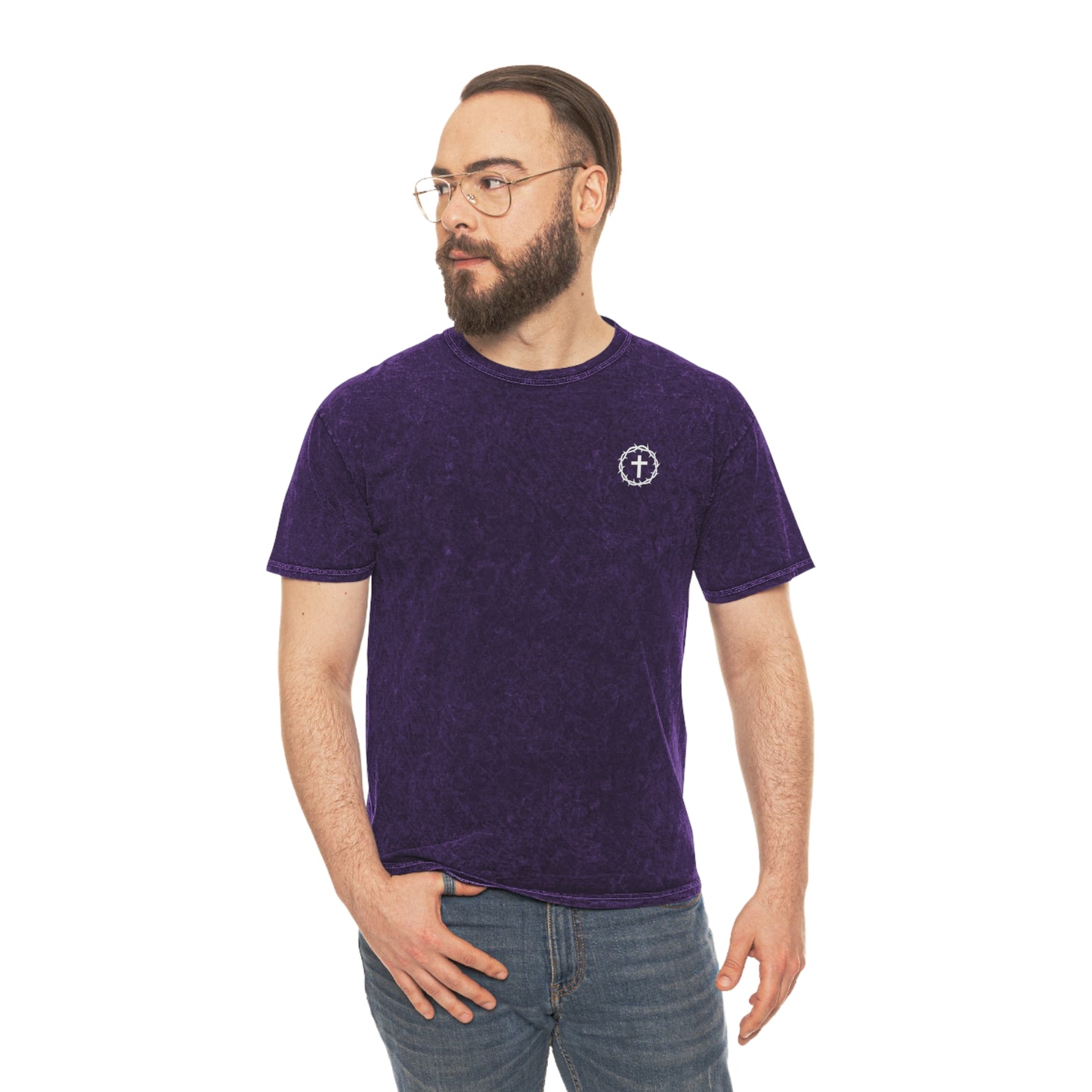 Jesus Is King - Unisex Christian Mineral Wash T-Shirt