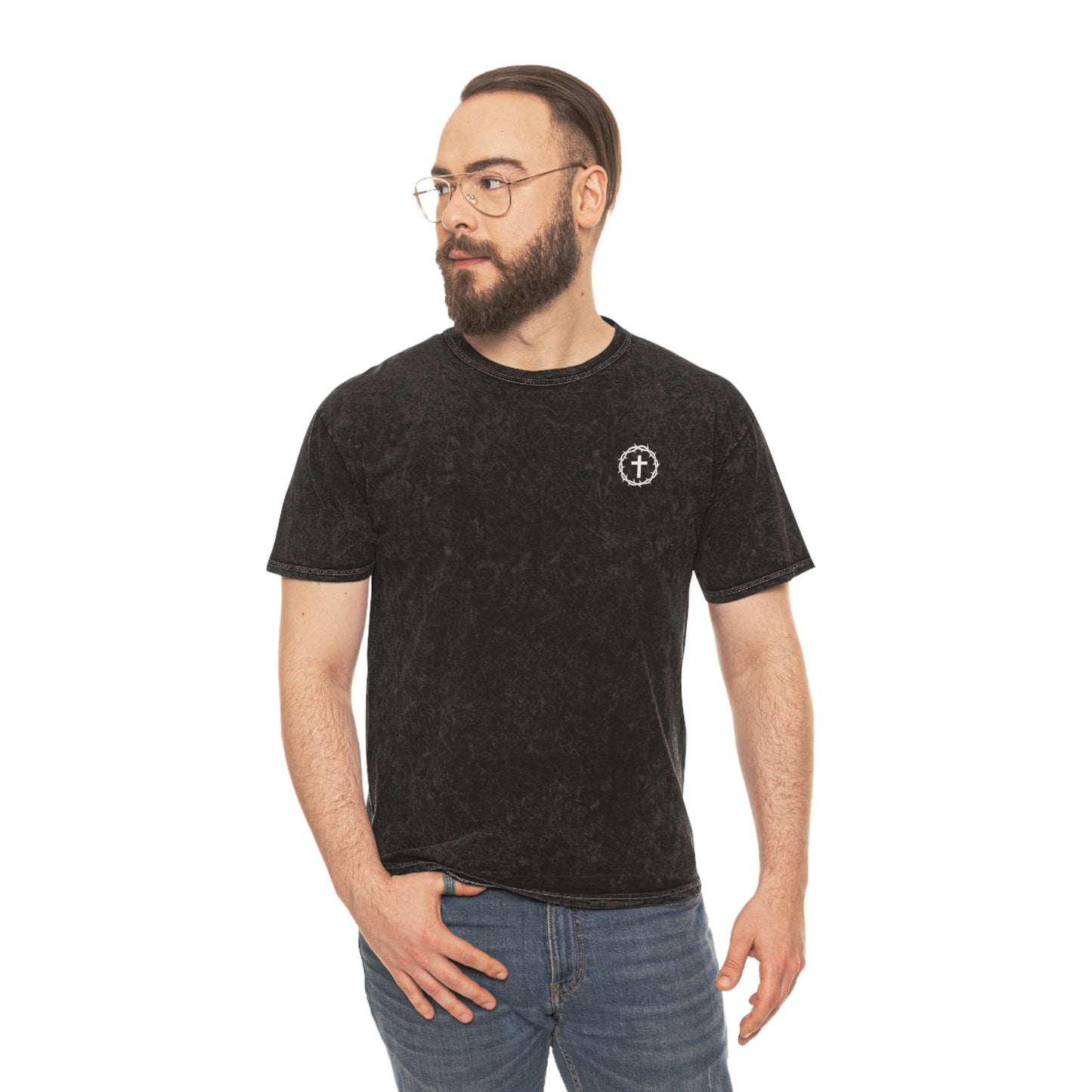 Jesus Is King - Unisex Christian Mineral Wash T-Shirt