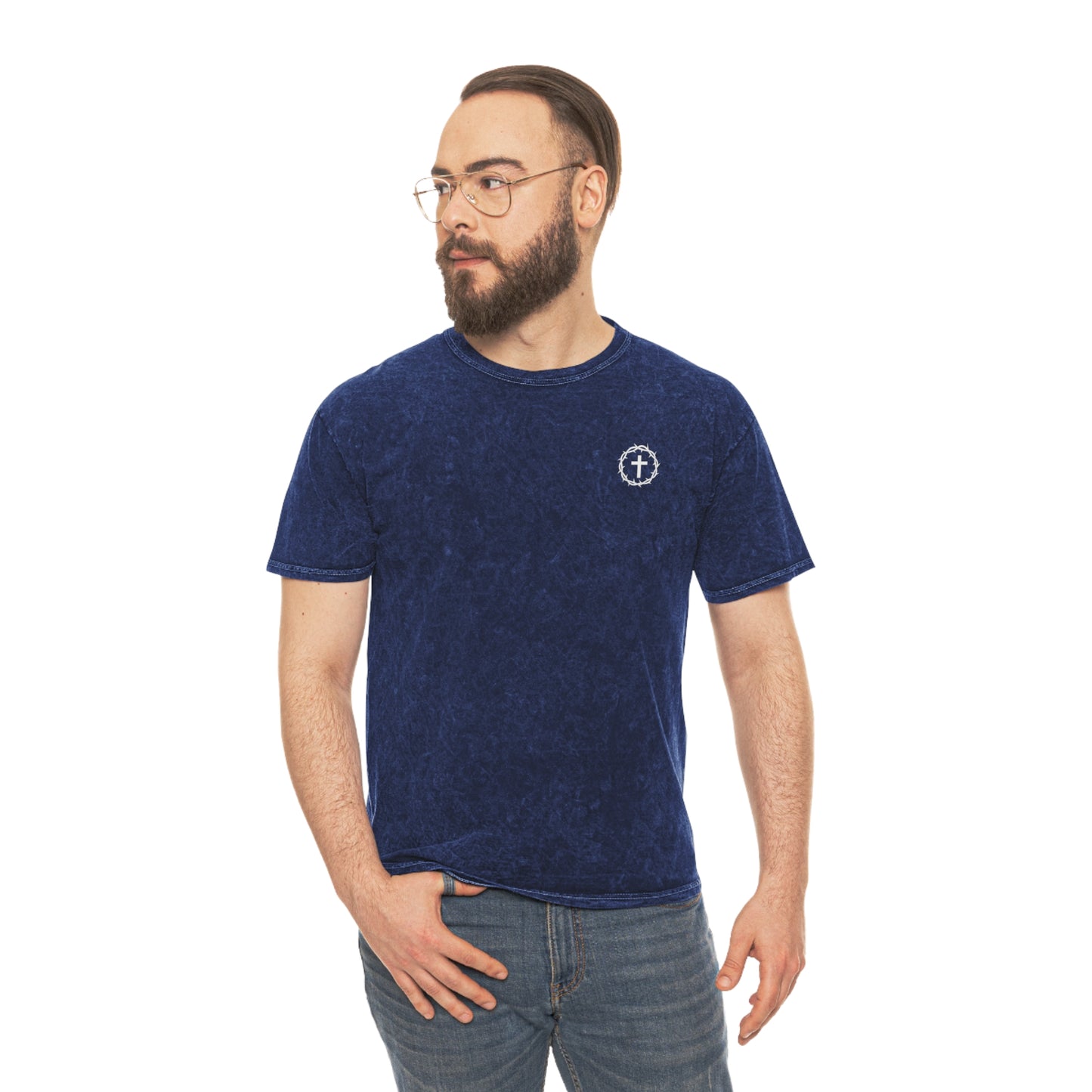 Jesus Is King - Unisex Christian Mineral Wash T-Shirt