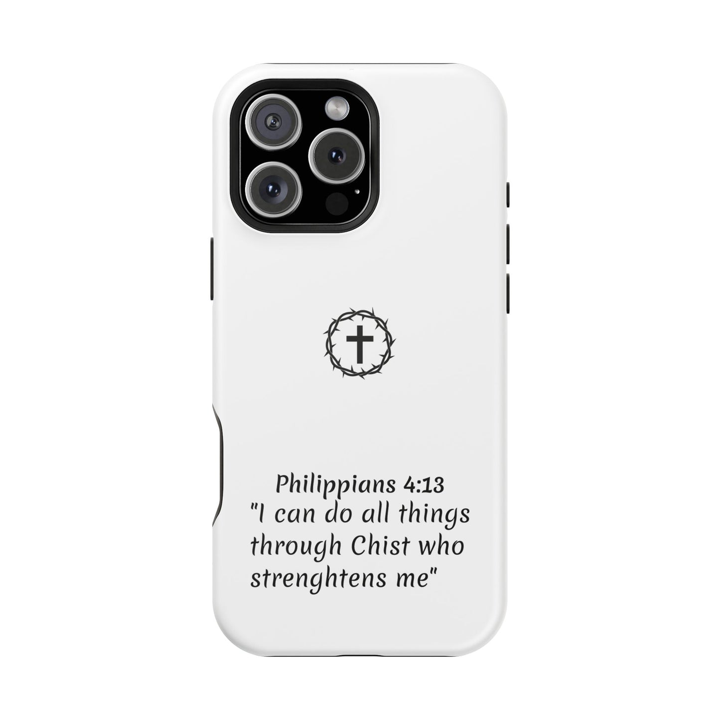Philippians 4:13 Impact-Resistant Iphone Cases