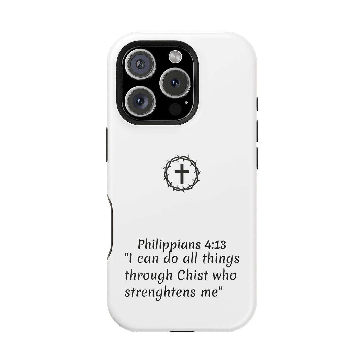 Philippians 4:13 Impact-Resistant Iphone Cases