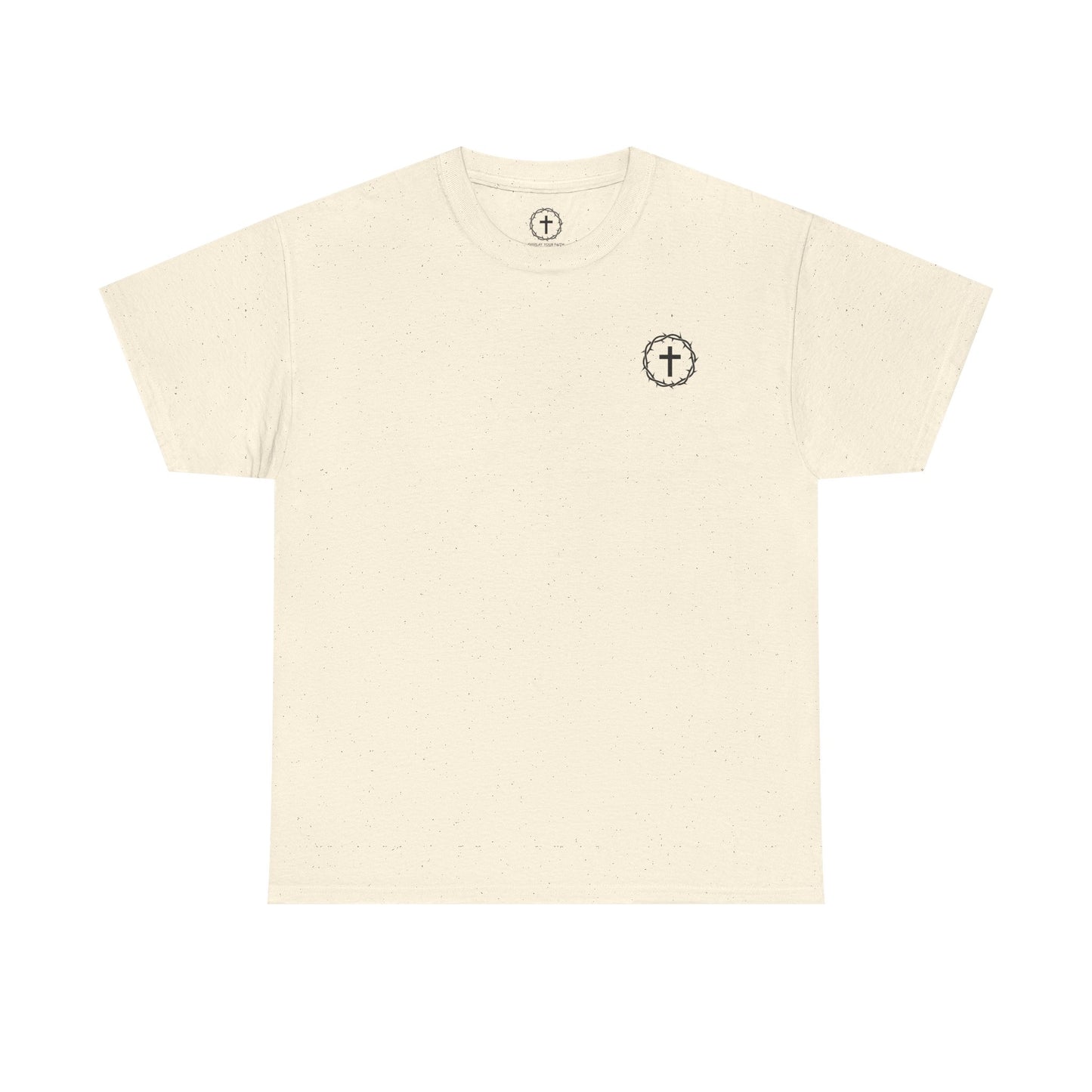 Display Your Faith Blank Unisex Heavy Cotton Tee, Christian Tee, Casual Wear, Gift for Believers, Everyday Comfort