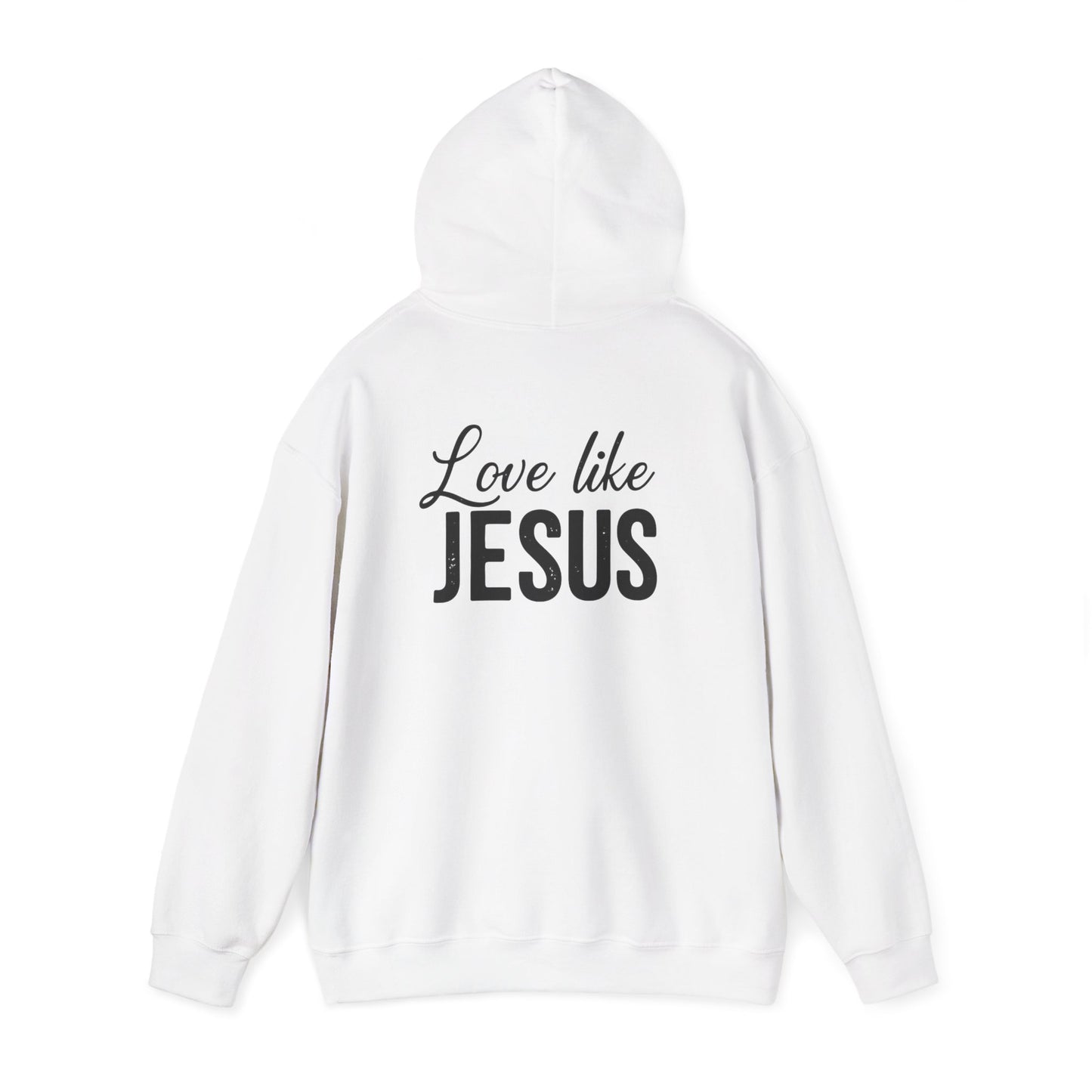 Love Like Jesus – Faith-Inspired Unisex Hoodie  Christian Apparel, Religious Gift, Jesus Saves Fashion