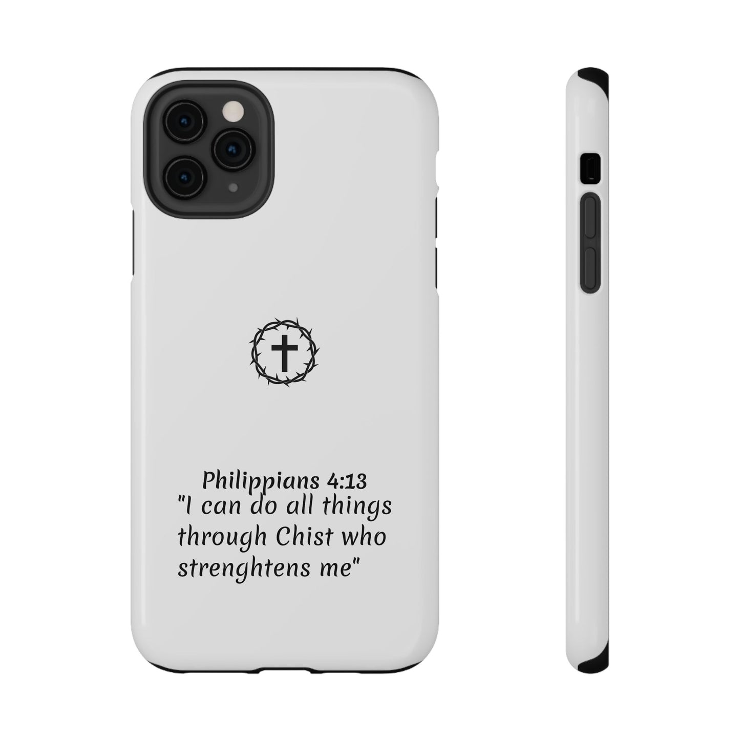 Philippians 4:13 Impact-Resistant Iphone Cases