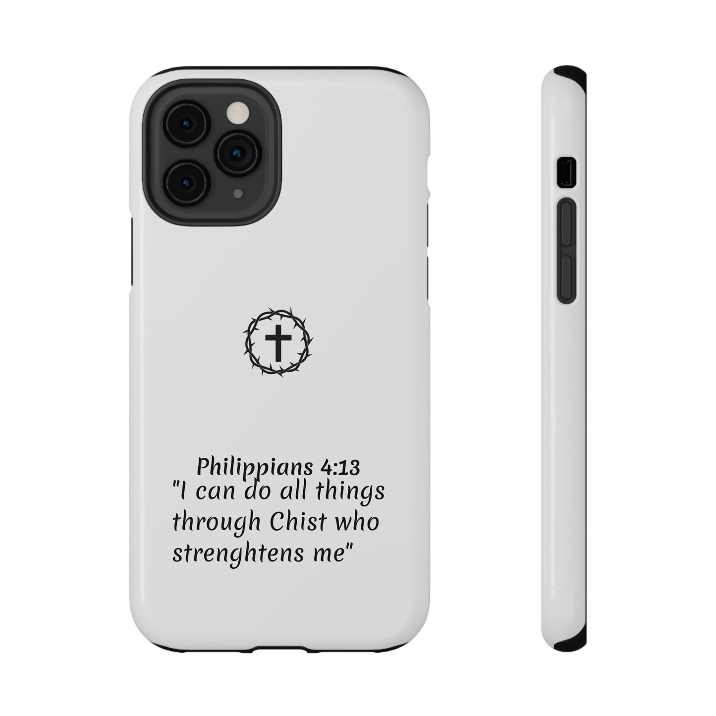 Philippians 4:13 Impact-Resistant Iphone Cases