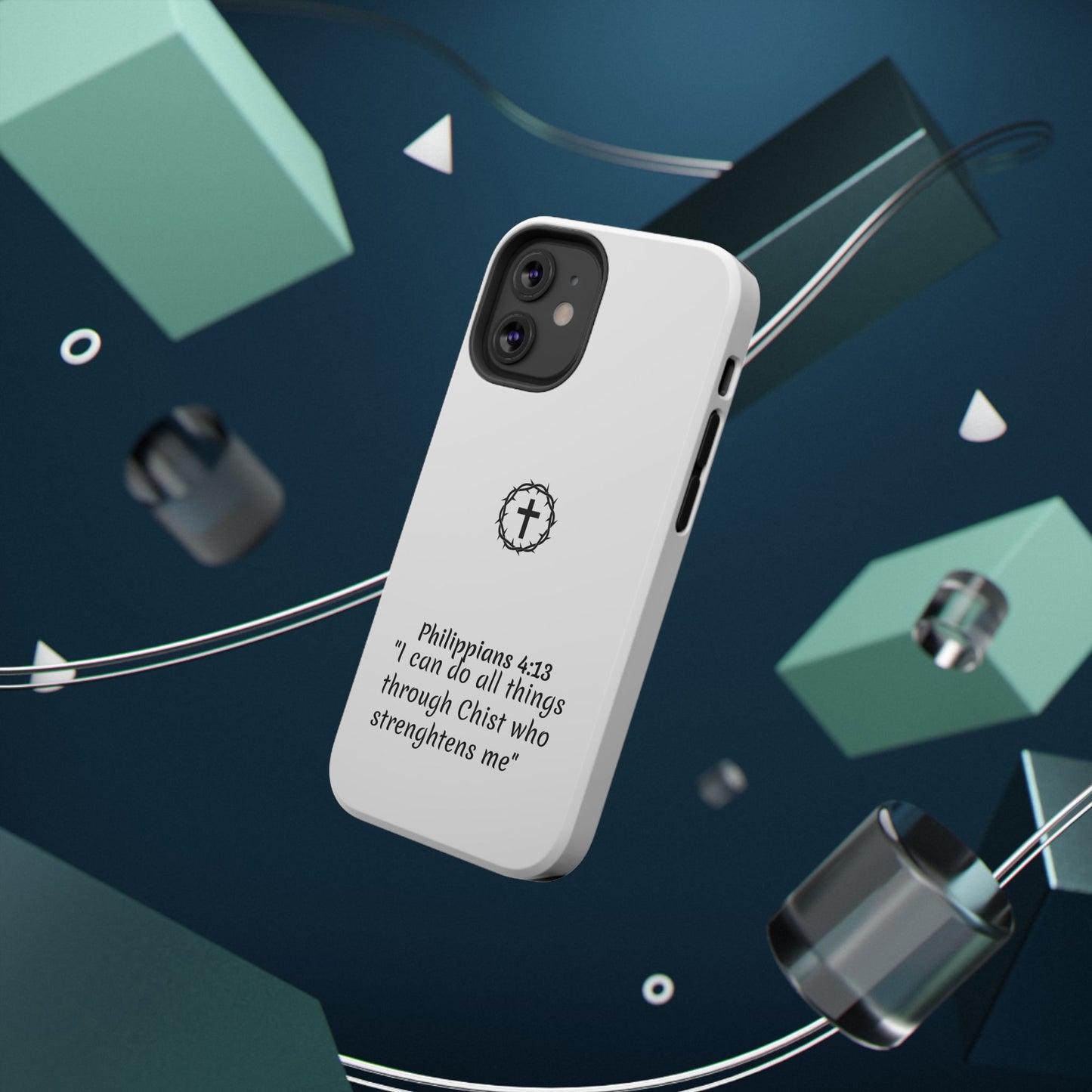 Philippians 4:13 Impact-Resistant Iphone Cases