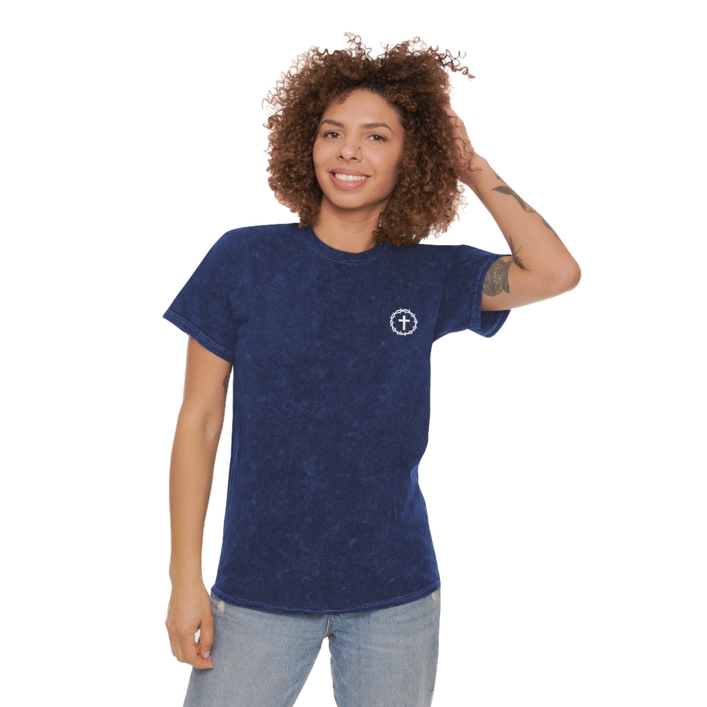 Jesus Is King - Unisex Christian Mineral Wash T-Shirt