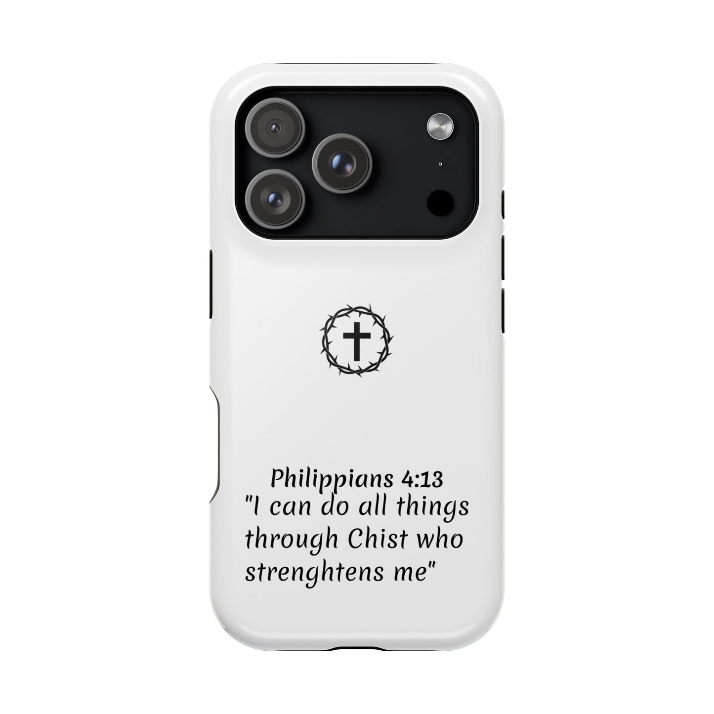 Philippians 4:13 Impact-Resistant Iphone Cases