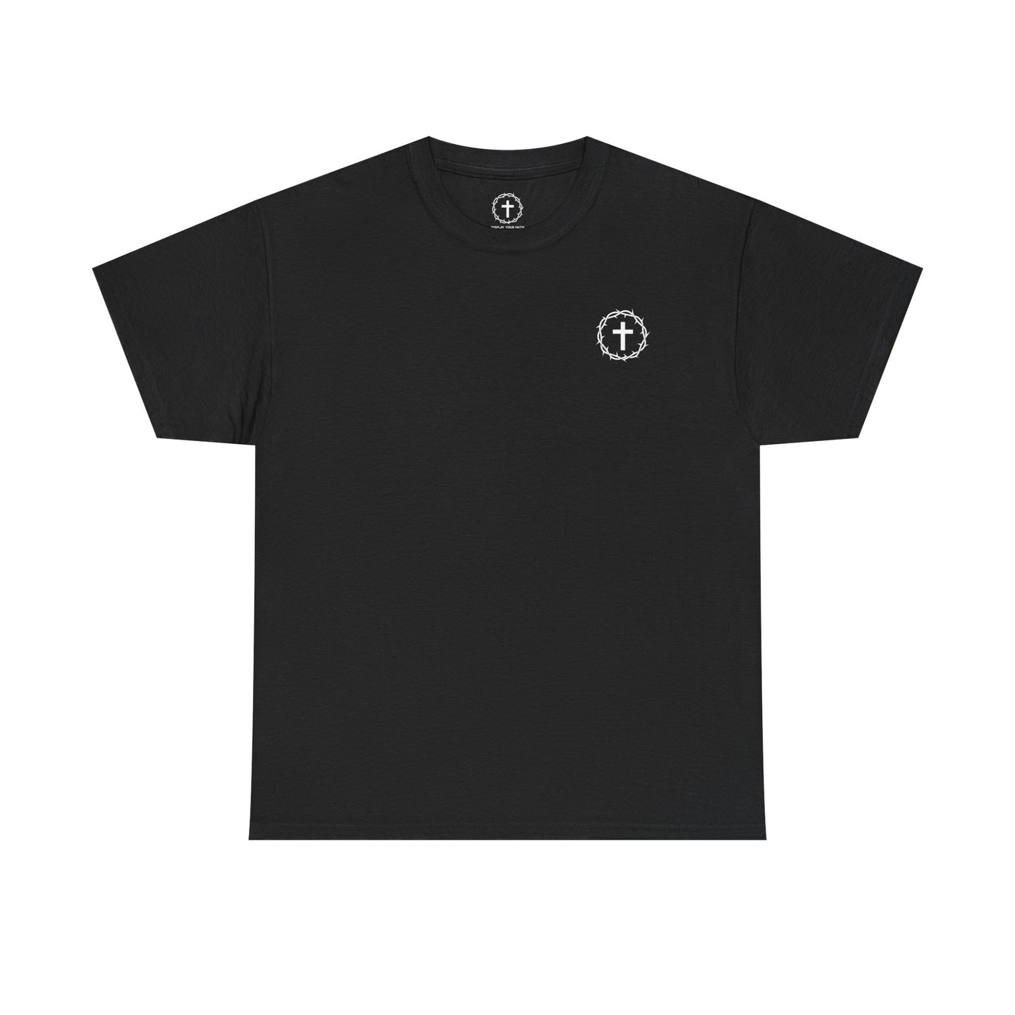 Display Your Faith Blank Unisex Heavy Cotton Tee, Christian Tee, Casual Wear, Gift for Believers, Everyday Comfort
