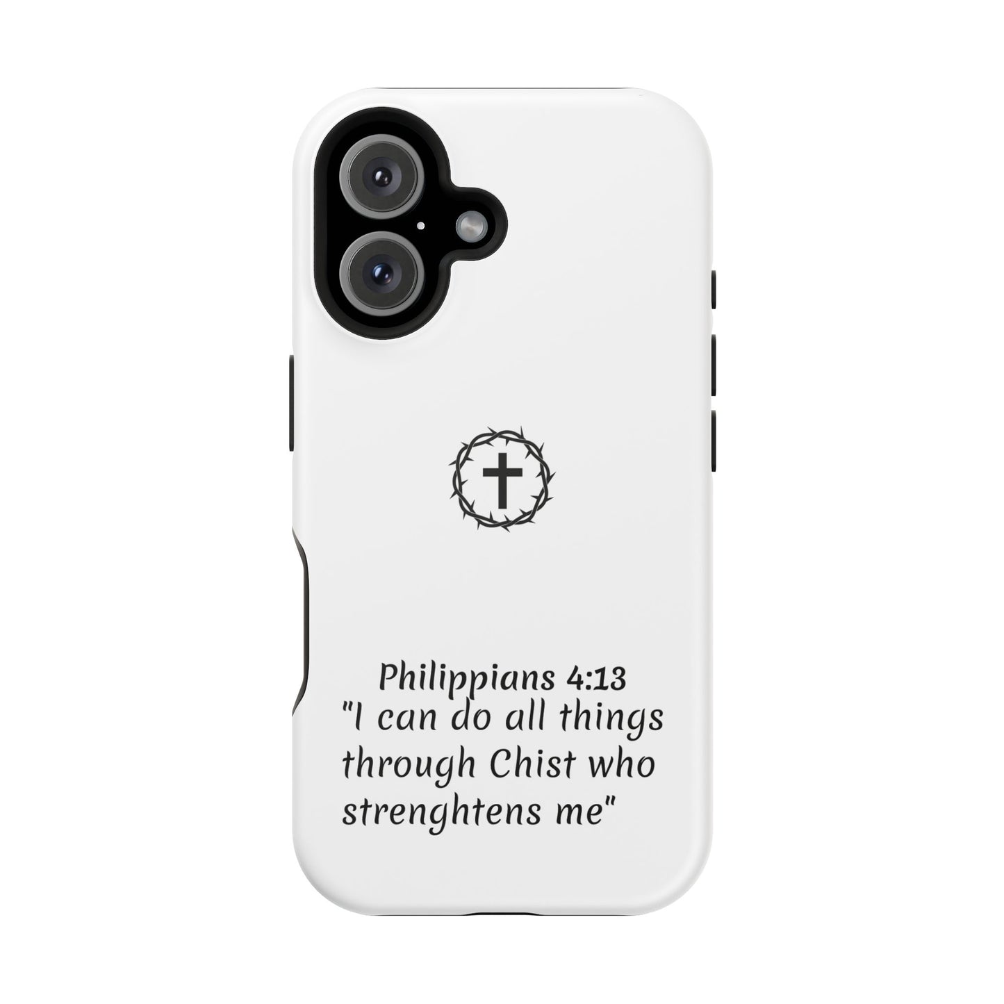 Philippians 4:13 Impact-Resistant Iphone Cases