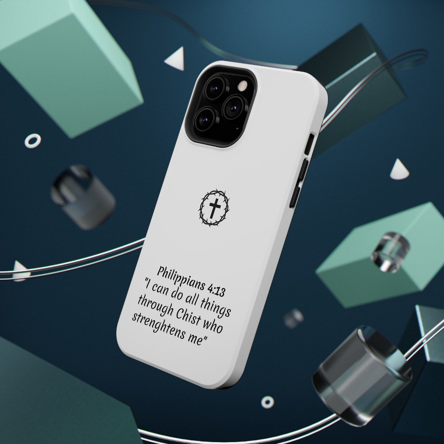 Philippians 4:13 Impact-Resistant Iphone Cases