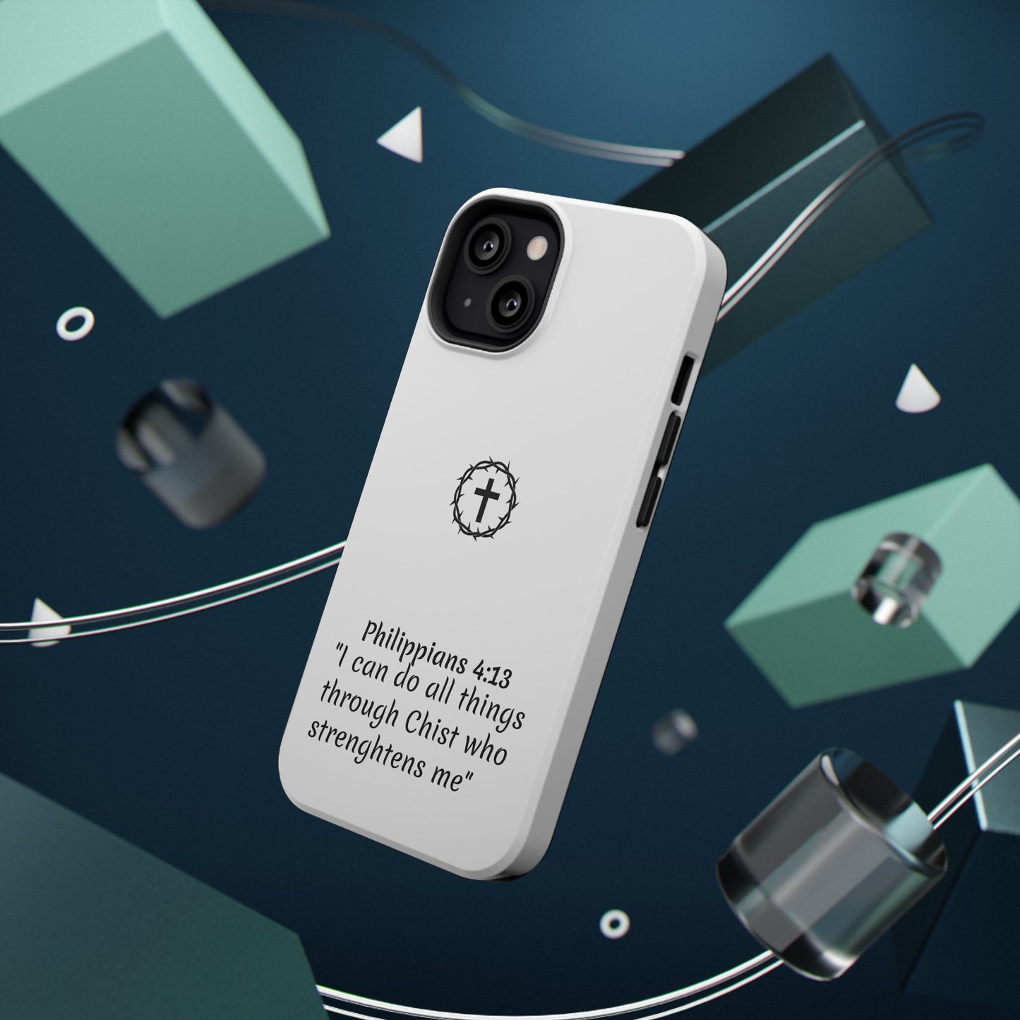 Philippians 4:13 Impact-Resistant Iphone Cases