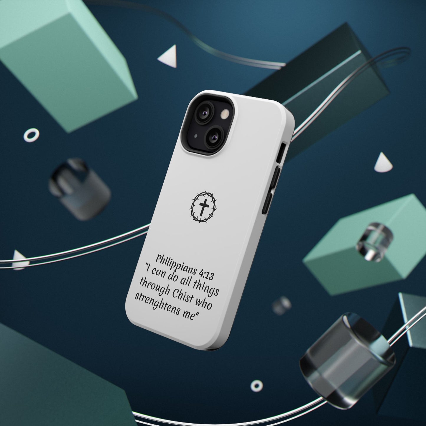 Philippians 4:13 Impact-Resistant Iphone Cases