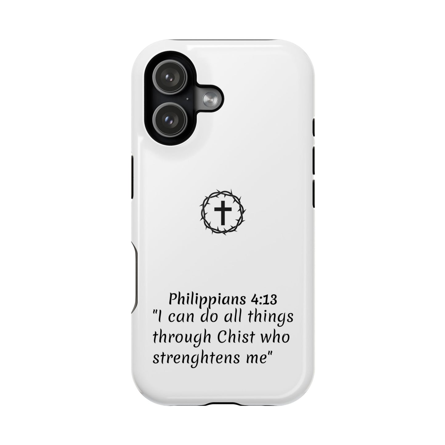 Philippians 4:13 Impact-Resistant Iphone Cases
