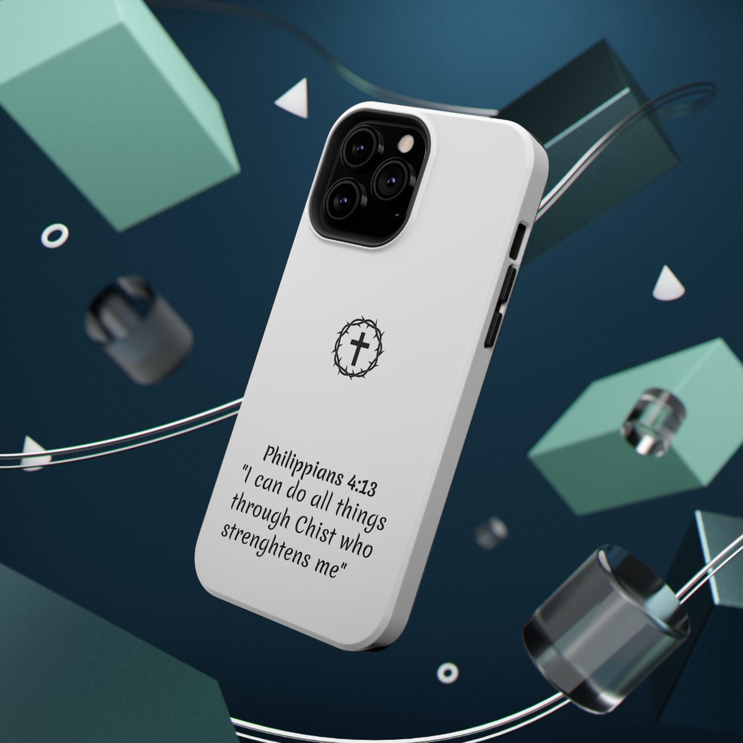 Philippians 4:13 Impact-Resistant Iphone Cases