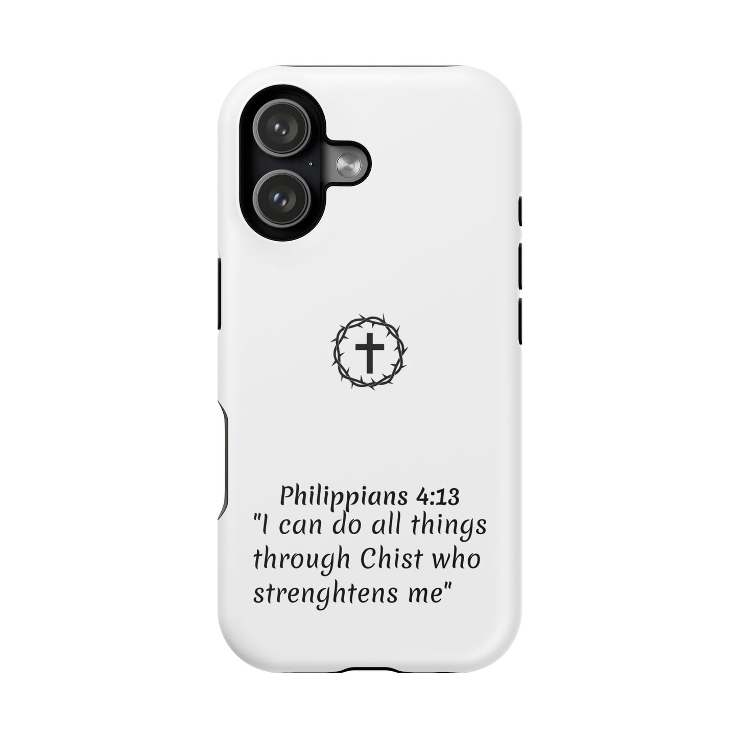 Philippians 4:13 Impact-Resistant Iphone Cases