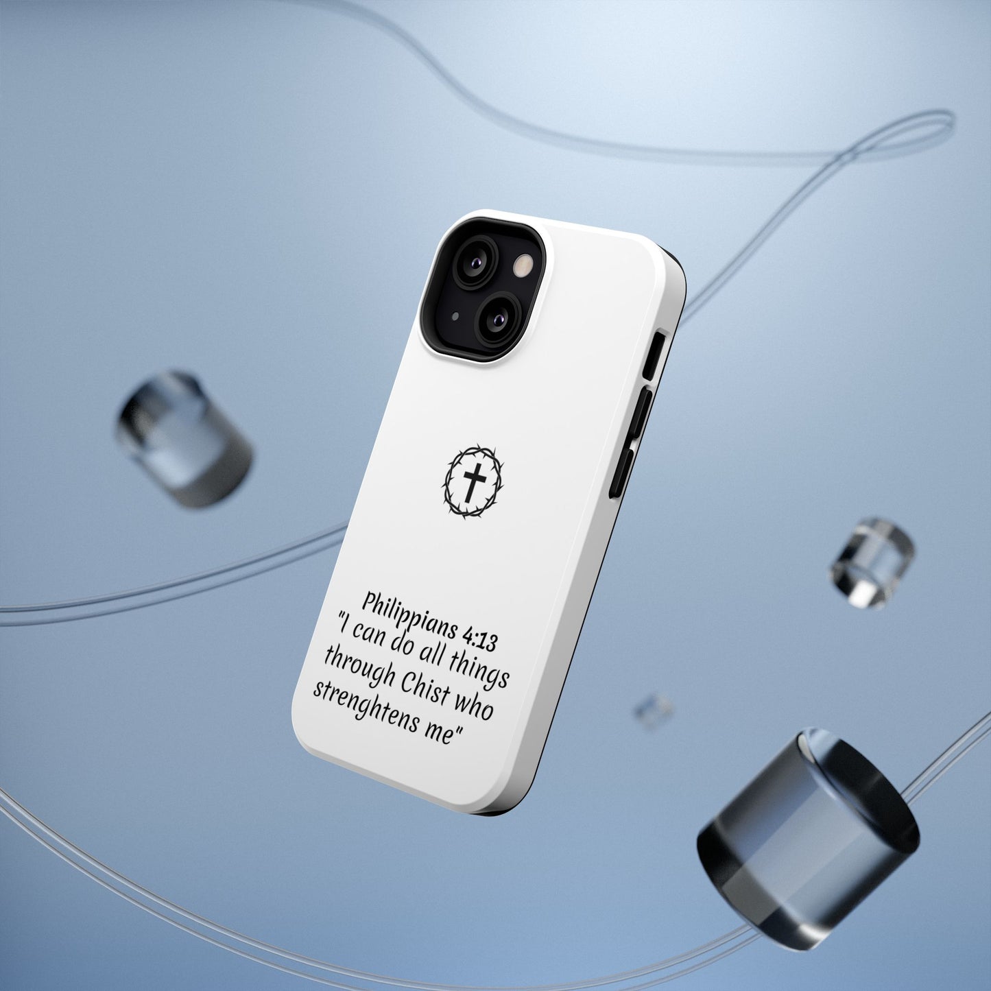 Philippians 4:13 Impact-Resistant Iphone Cases