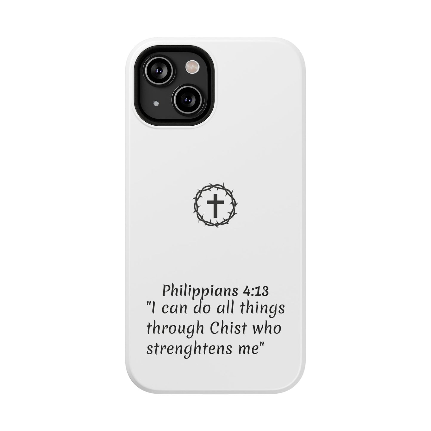 Philippians 4:13 Impact-Resistant Iphone Cases