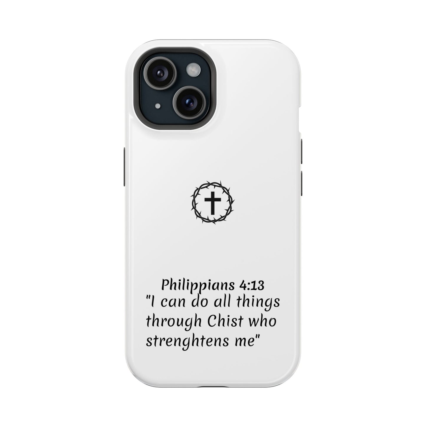 Philippians 4:13 Impact-Resistant Iphone Cases