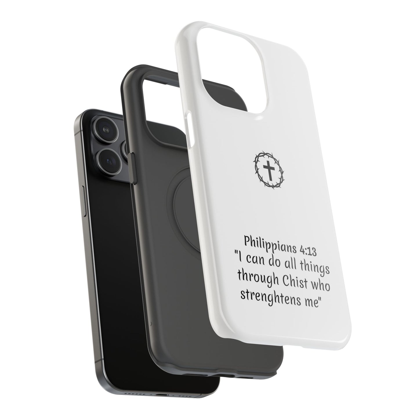 Philippians 4:13 Impact-Resistant Iphone Cases