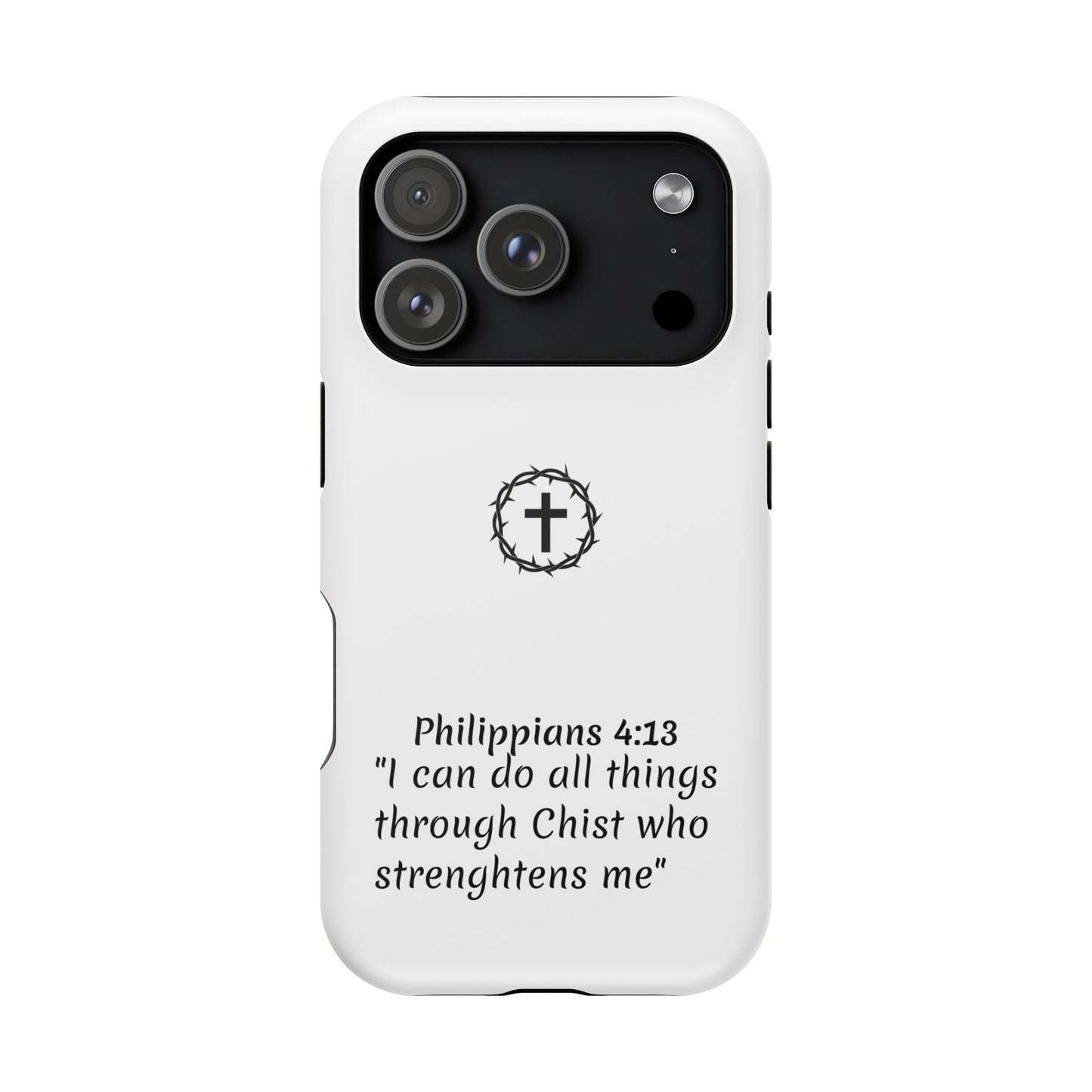Philippians 4:13 Impact-Resistant Iphone Cases