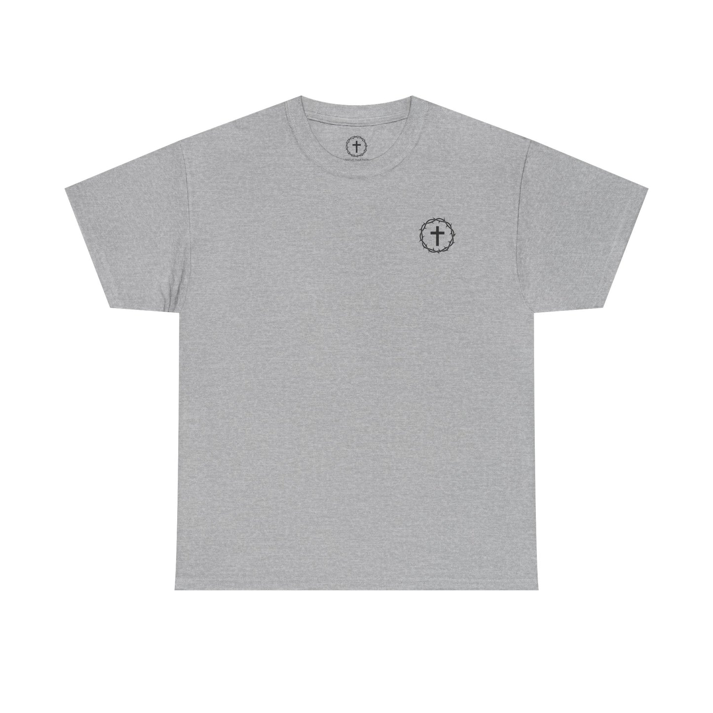 Display Your Faith Blank Unisex Heavy Cotton Tee, Christian Tee, Casual Wear, Gift for Believers, Everyday Comfort