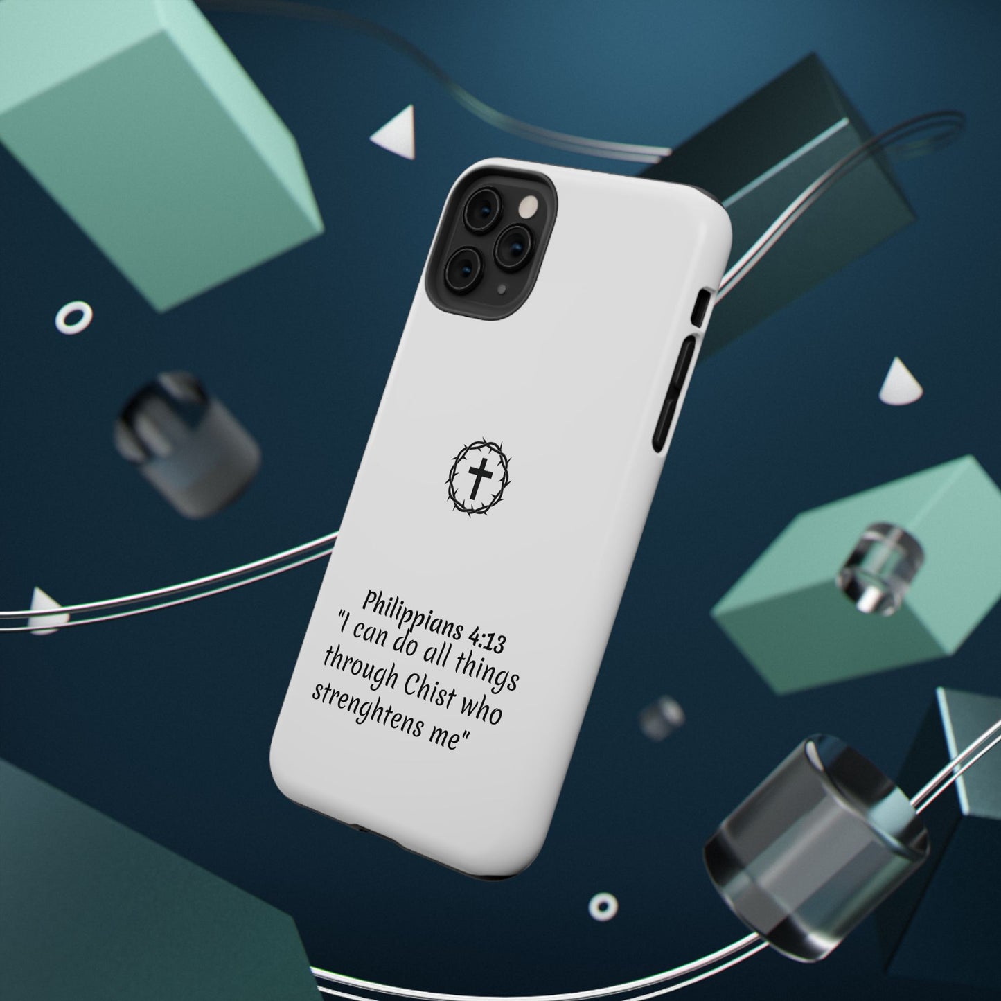 Philippians 4:13 Impact-Resistant Iphone Cases