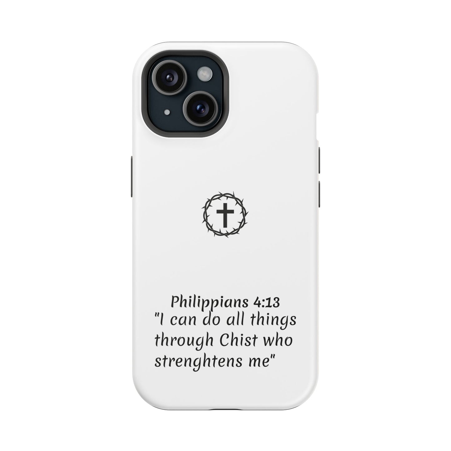 Philippians 4:13 Impact-Resistant Iphone Cases