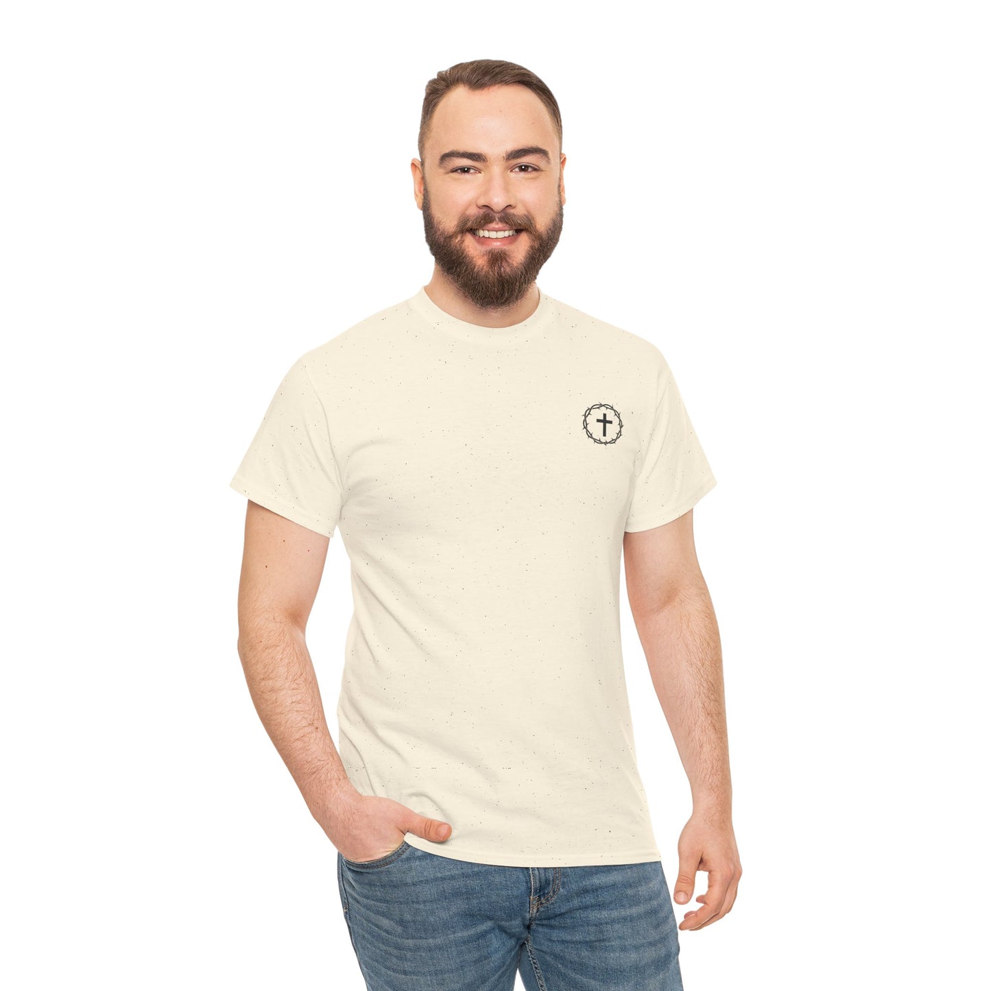Display Your Faith Blank Unisex Heavy Cotton Tee, Christian Tee, Casual Wear, Gift for Believers, Everyday Comfort