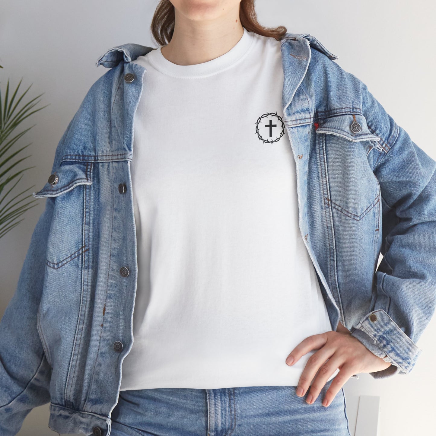 Display Your Faith Blank Unisex Heavy Cotton Tee, Christian Tee, Casual Wear, Gift for Believers, Everyday Comfort
