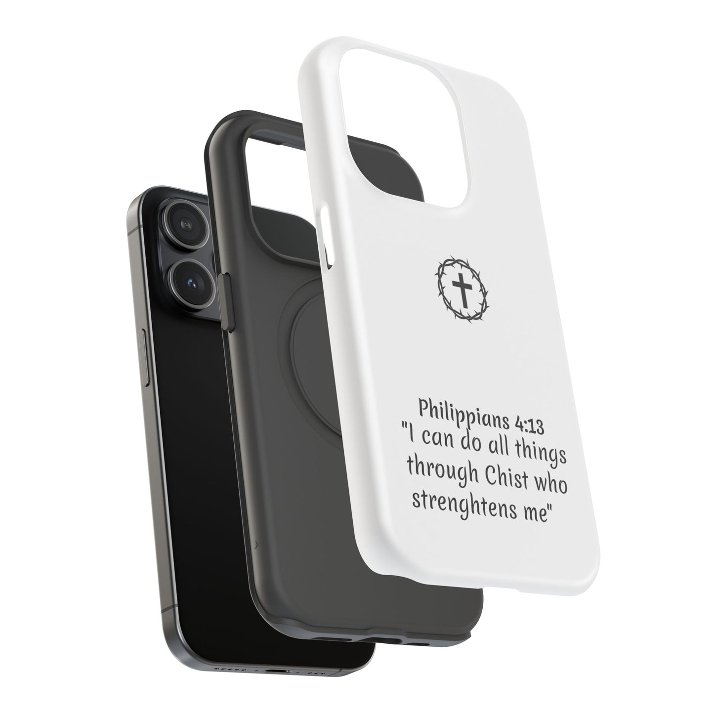 Philippians 4:13 Impact-Resistant Iphone Cases