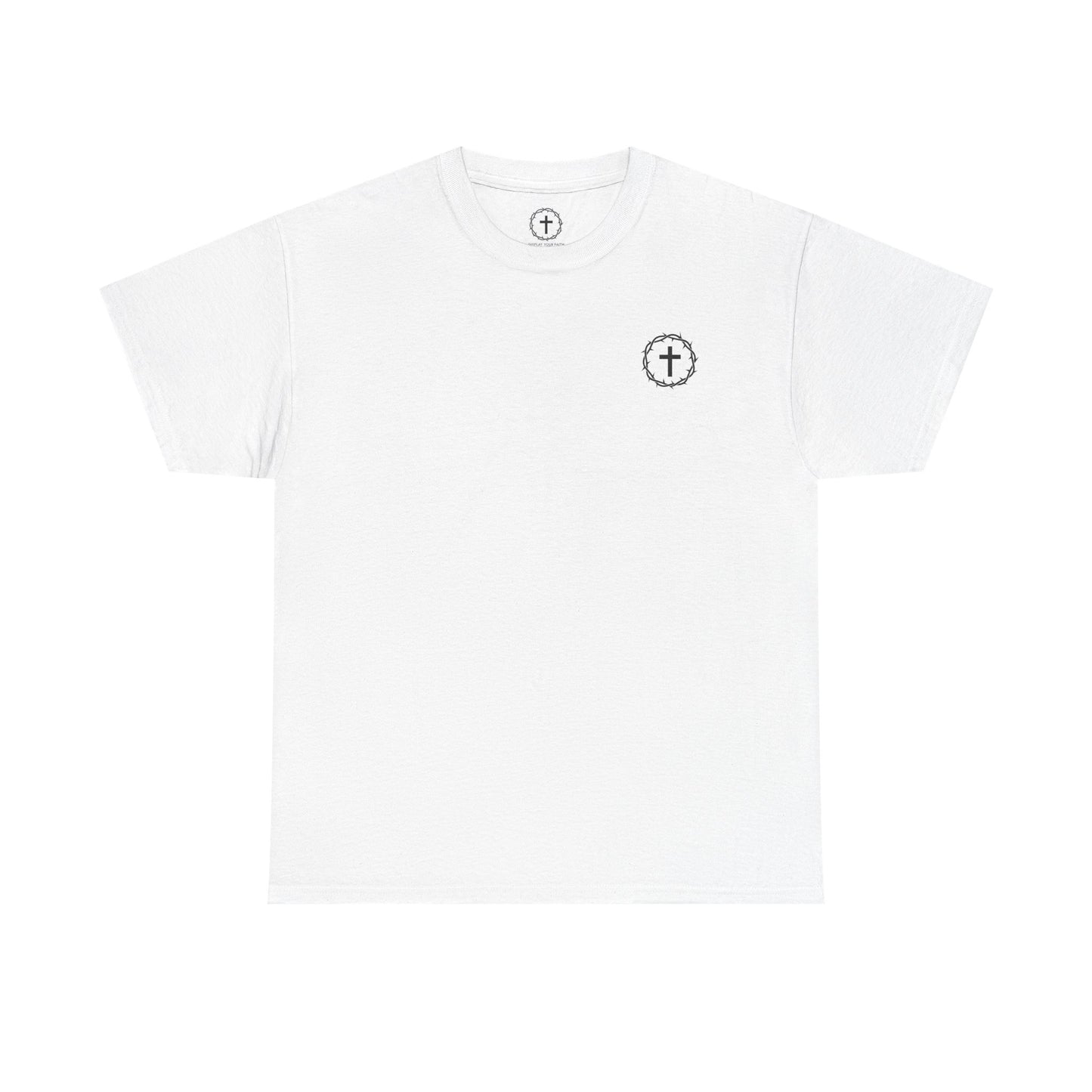 Display Your Faith Blank Unisex Heavy Cotton Tee, Christian Tee, Casual Wear, Gift for Believers, Everyday Comfort