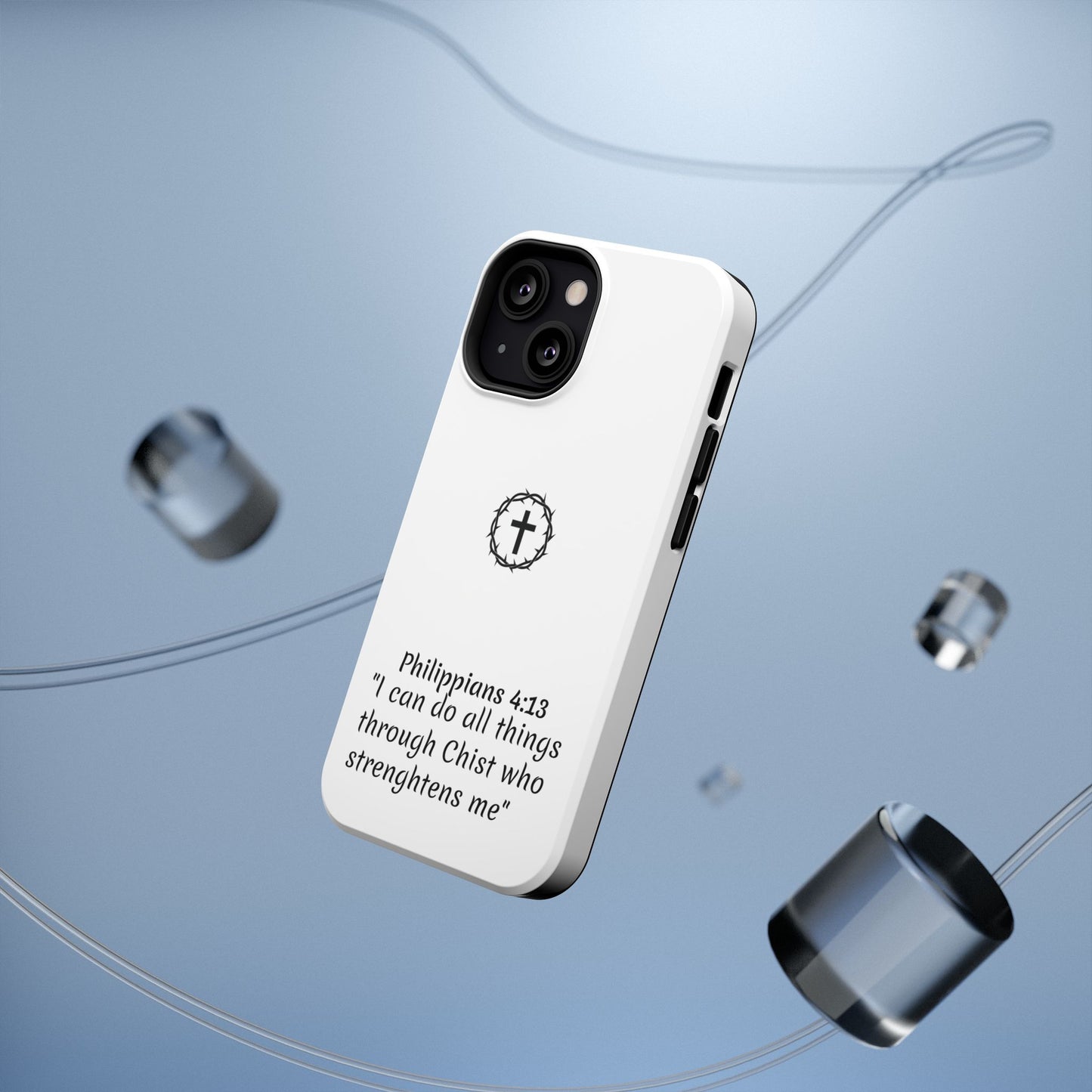 Philippians 4:13 Impact-Resistant Iphone Cases