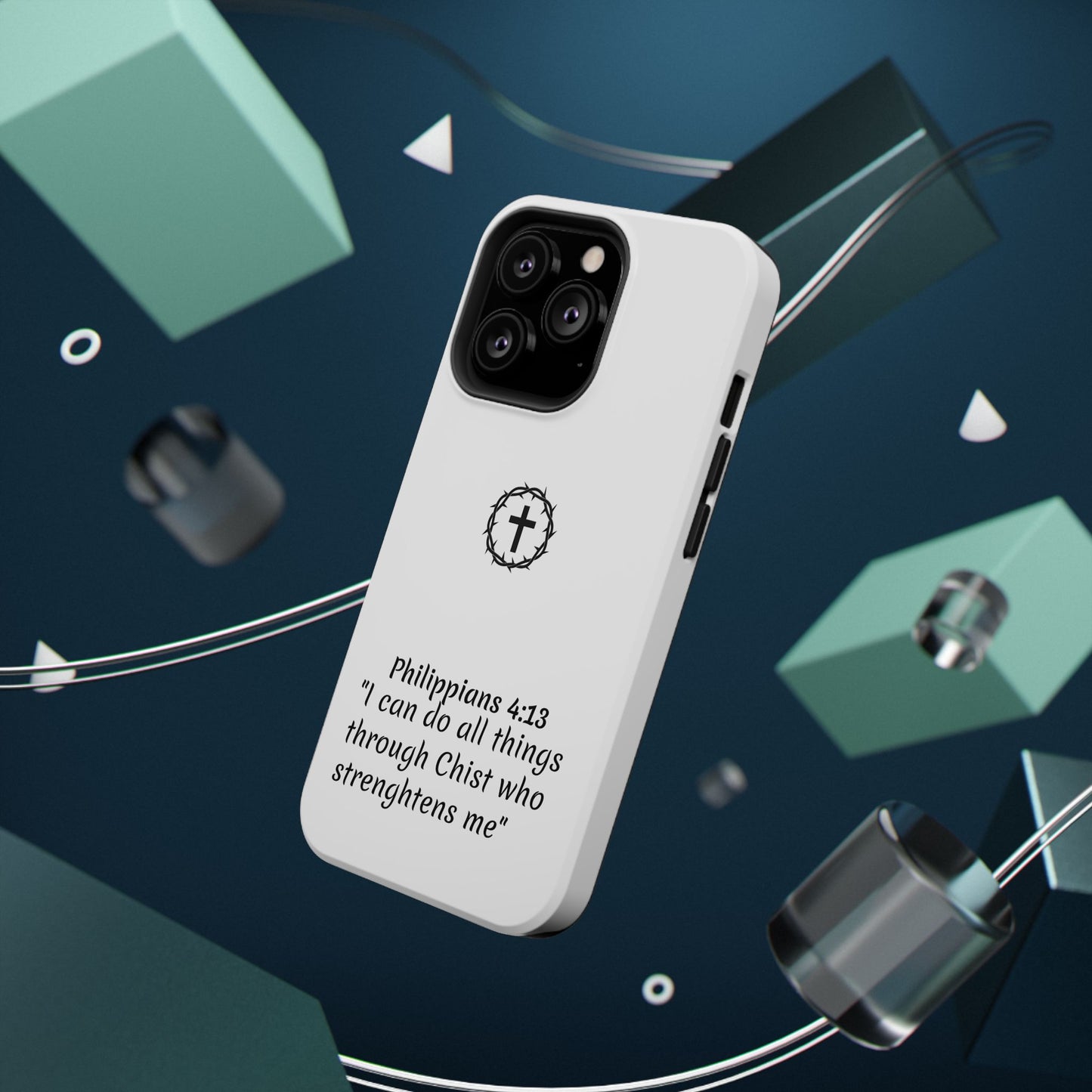 Philippians 4:13 Impact-Resistant Iphone Cases