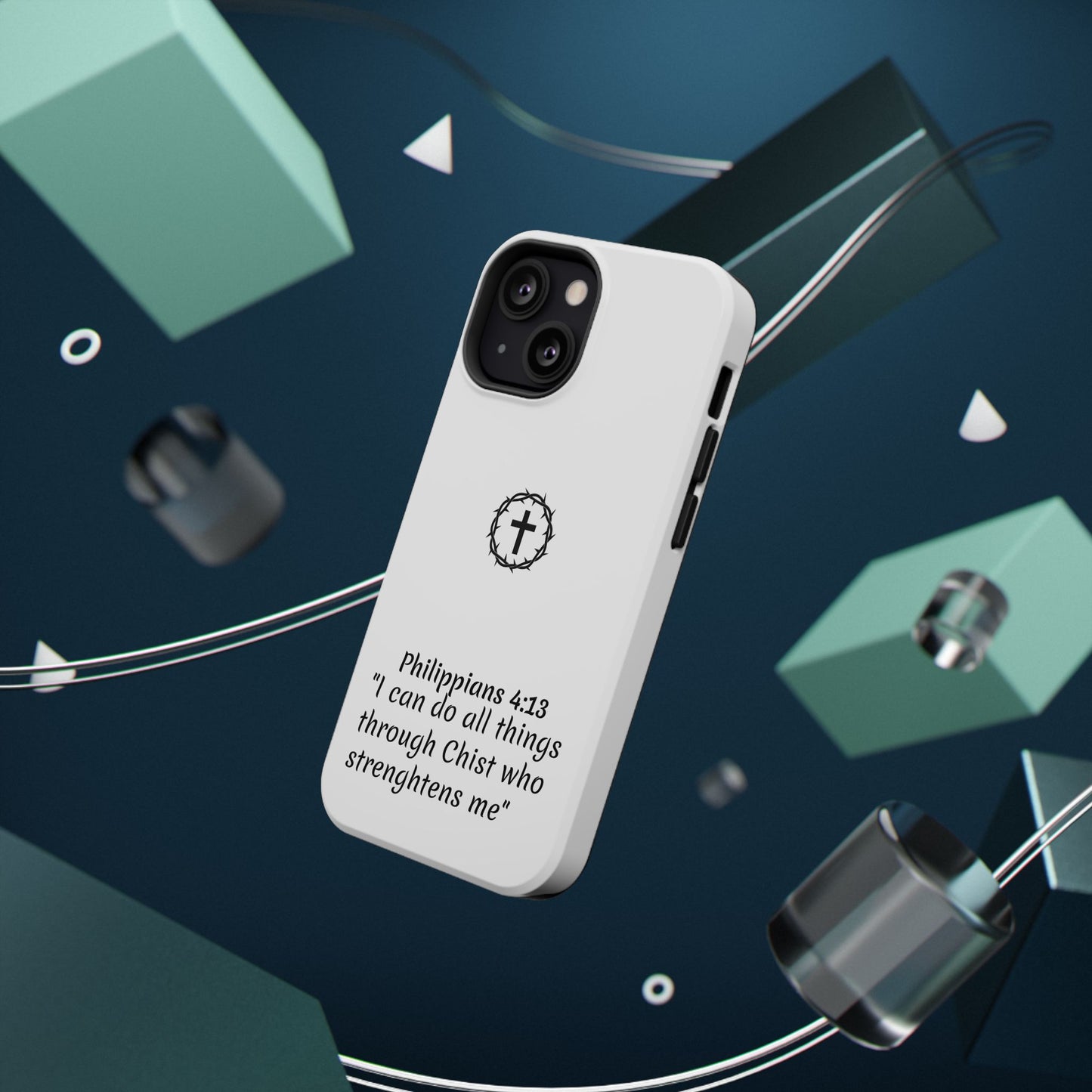 Philippians 4:13 Impact-Resistant Iphone Cases
